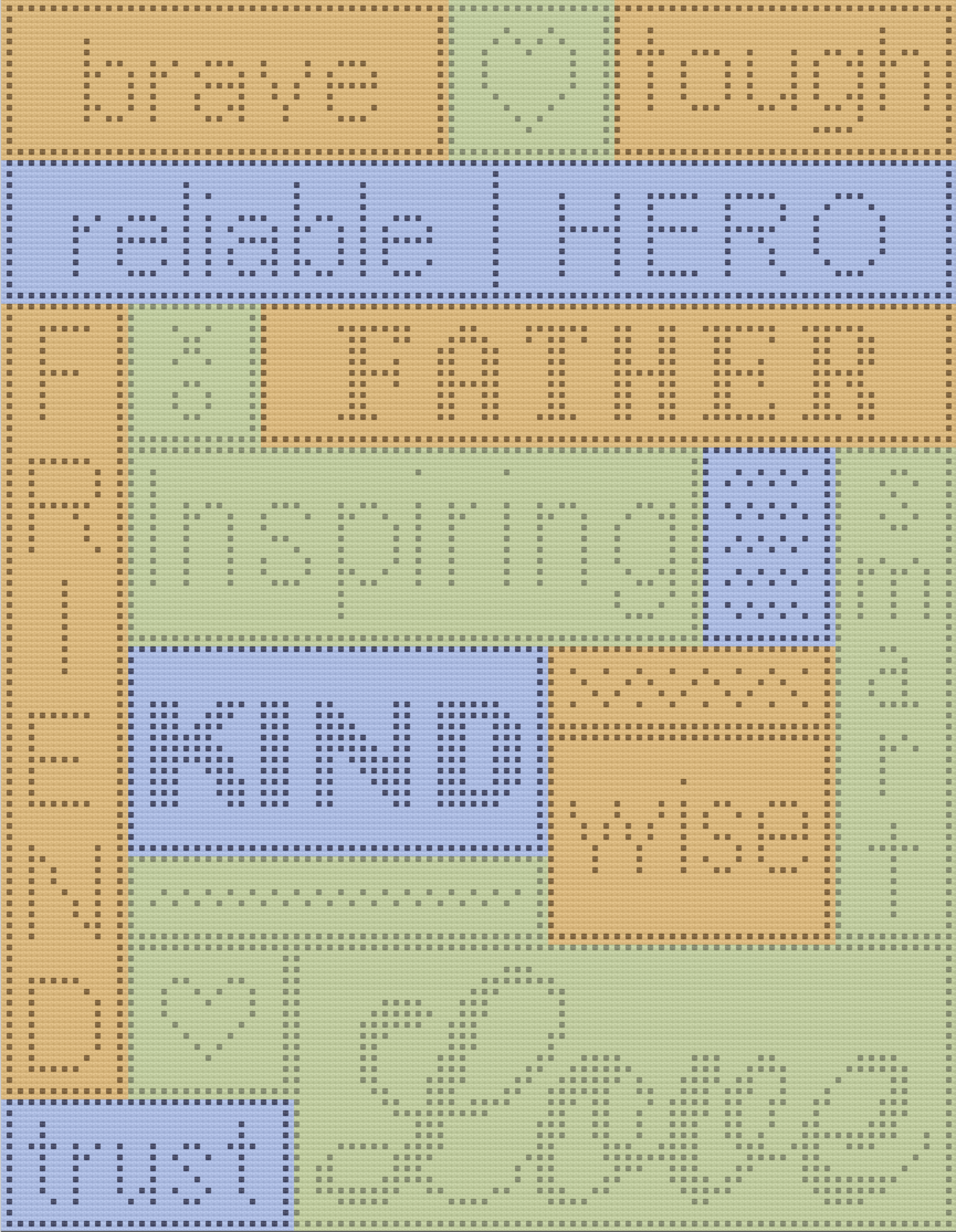 Father Afghan, Bobble Stitch Crochet Pattern (Copy)