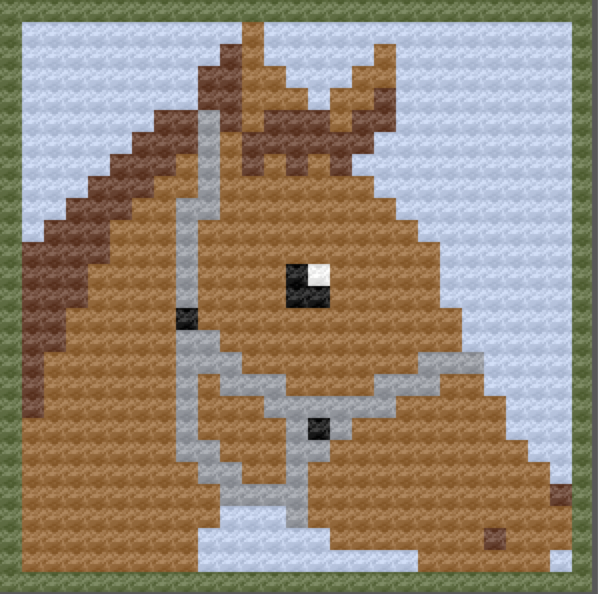 🐴 Gallop into Your Next Project with the Horse Square! 🧶🌾