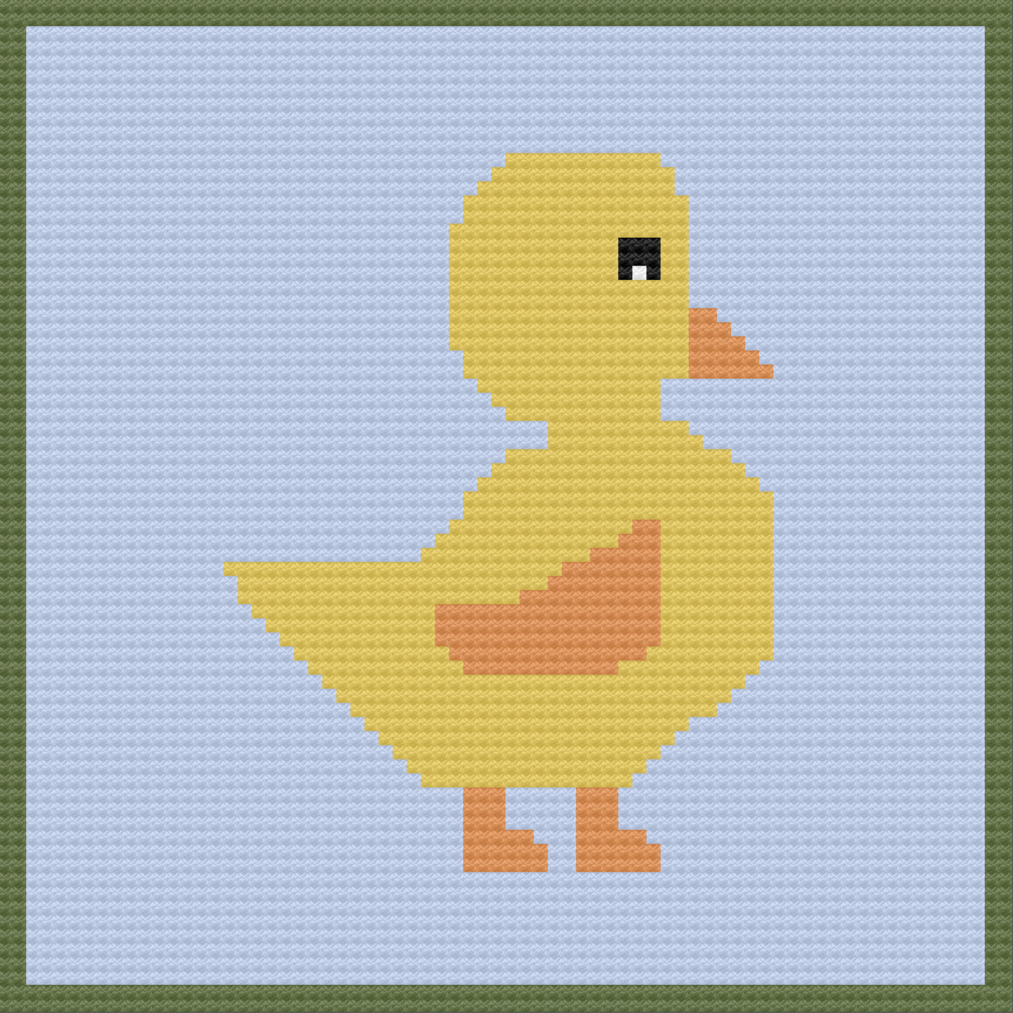 Quack Me Up: An Adorable Duck Crochet Square for SC &amp; TSS 🐥