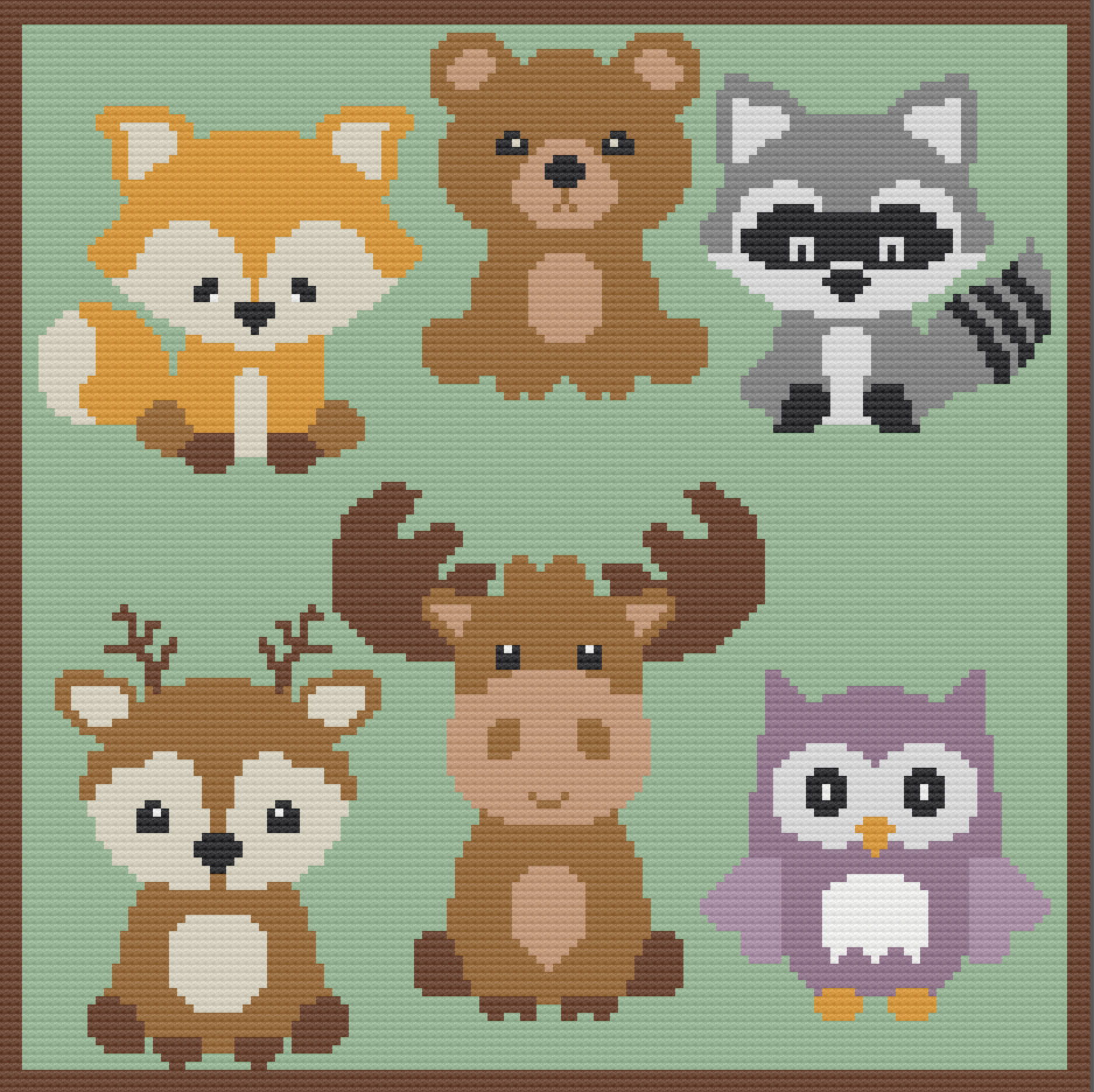 Woodland Babies Afghan