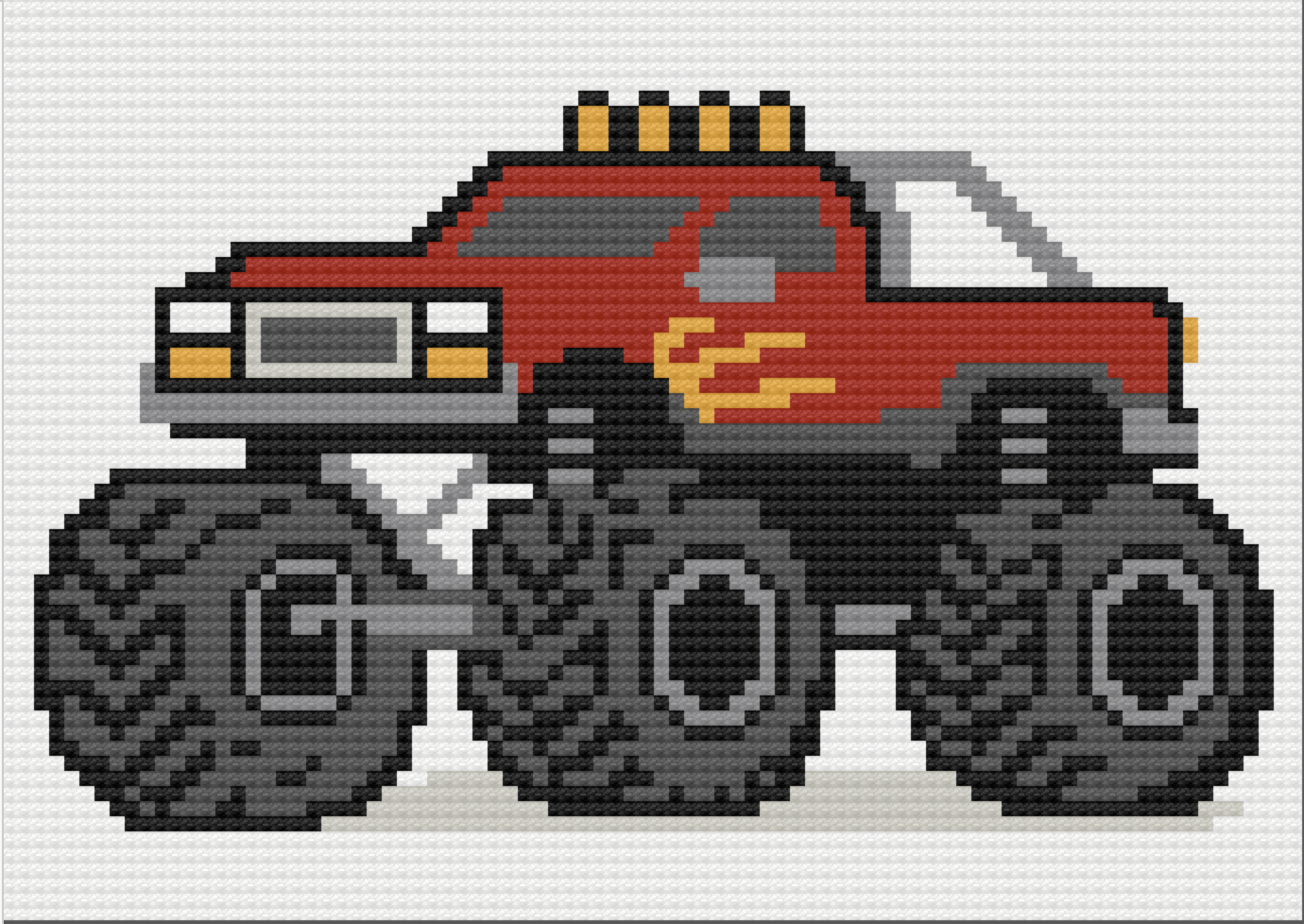 Monster Truck C2C Afghan