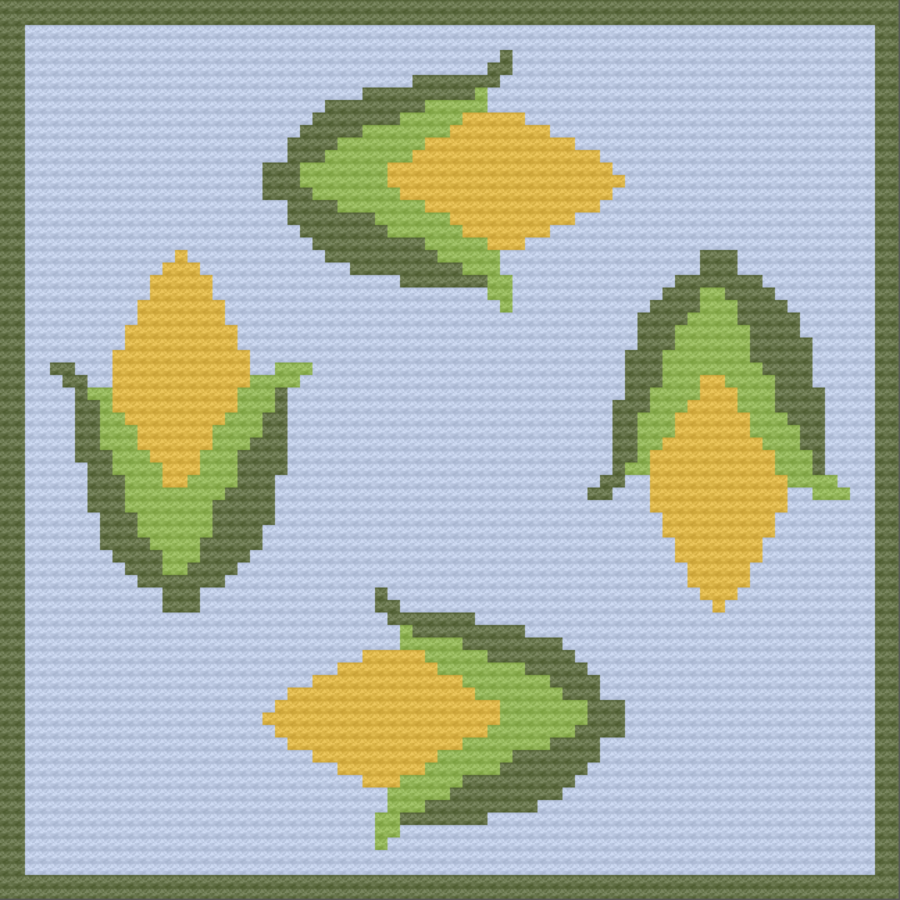 Shuck Yeah! Crochet a Corn Square in SC &amp; TSS