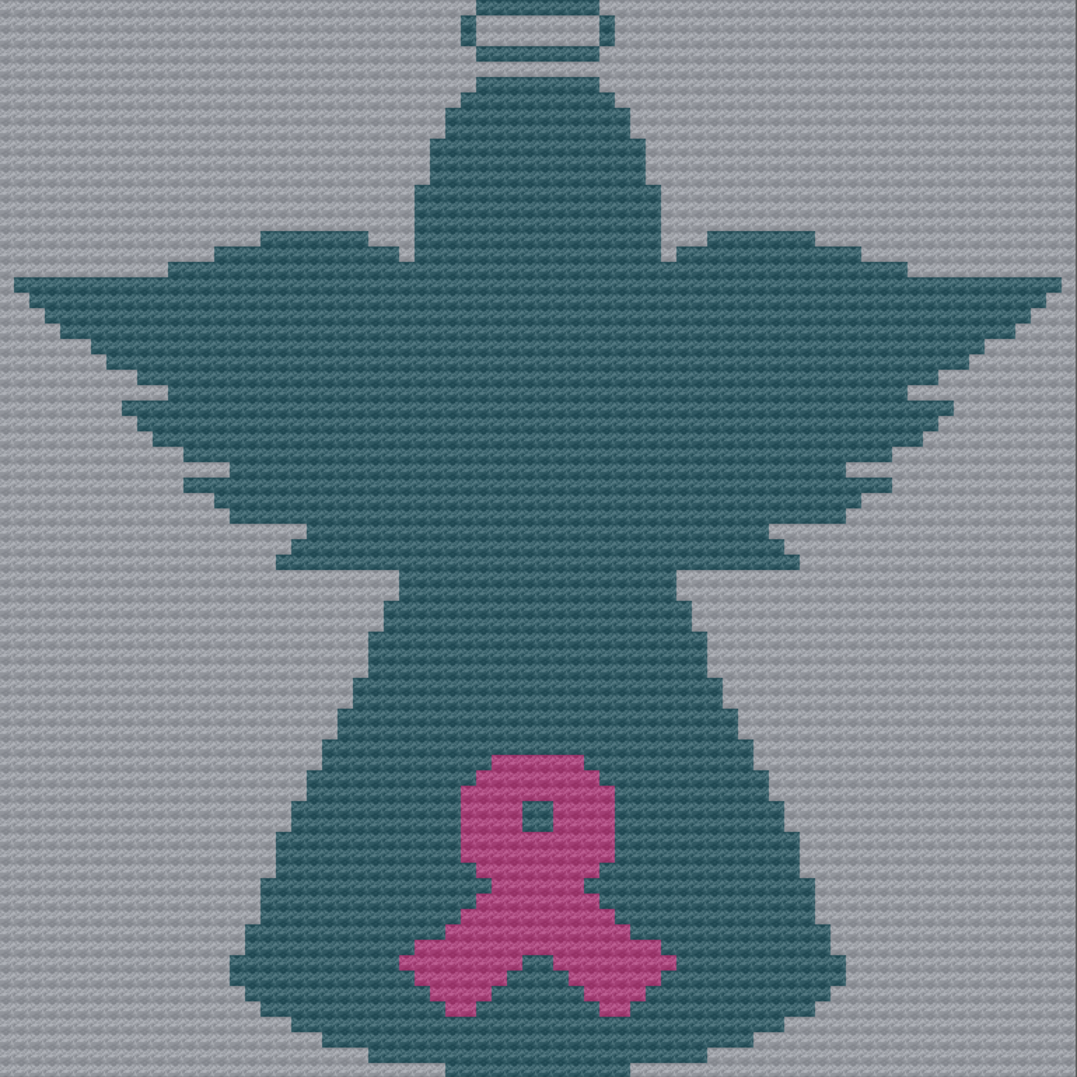 Angel Ribbon Afghan, C2C Crochet Pattern