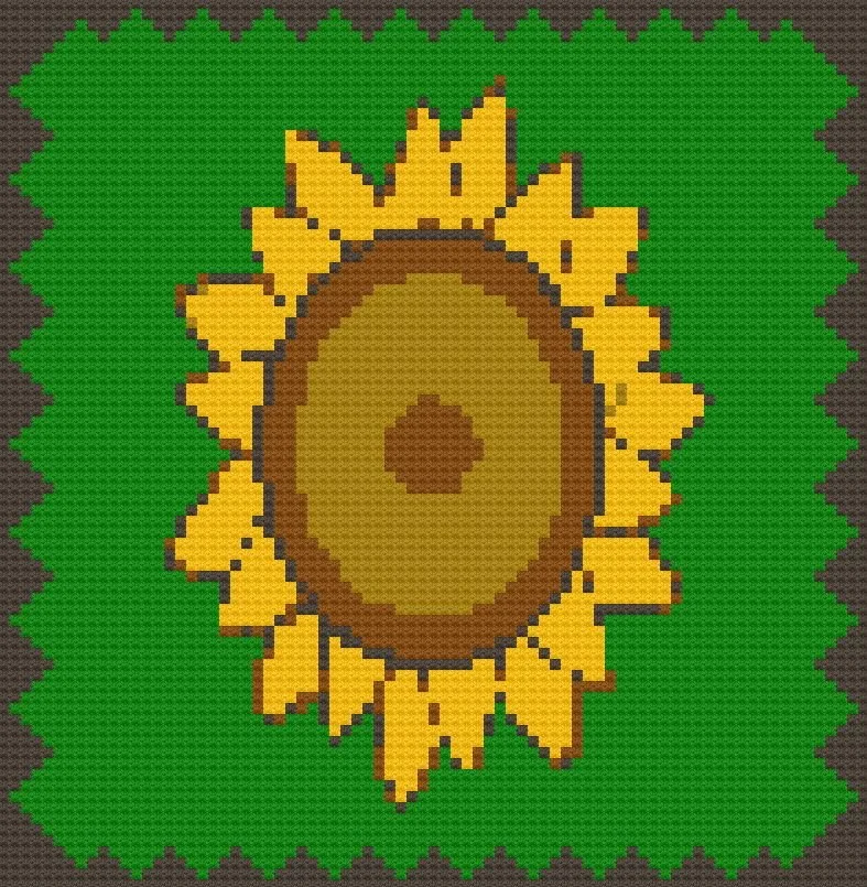 Listing Sunflower Afghan.JPG