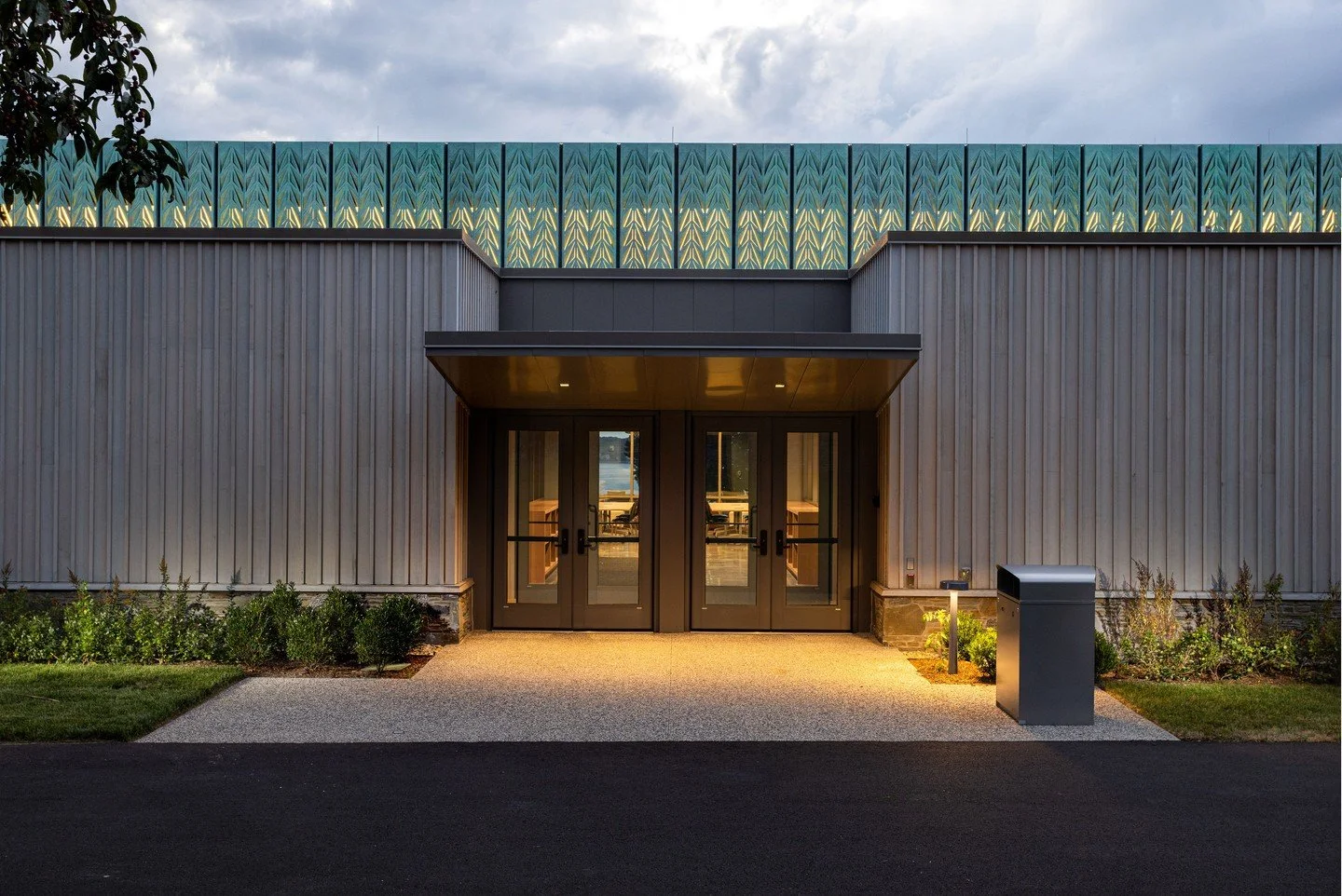 Built for the ages, check out this 8,000-square-foot Student Center, one of our most significant new constructions to date. This building was constructed with CSL lumber, custom copper paneling for a clerestory experience, polished concrete floors, c