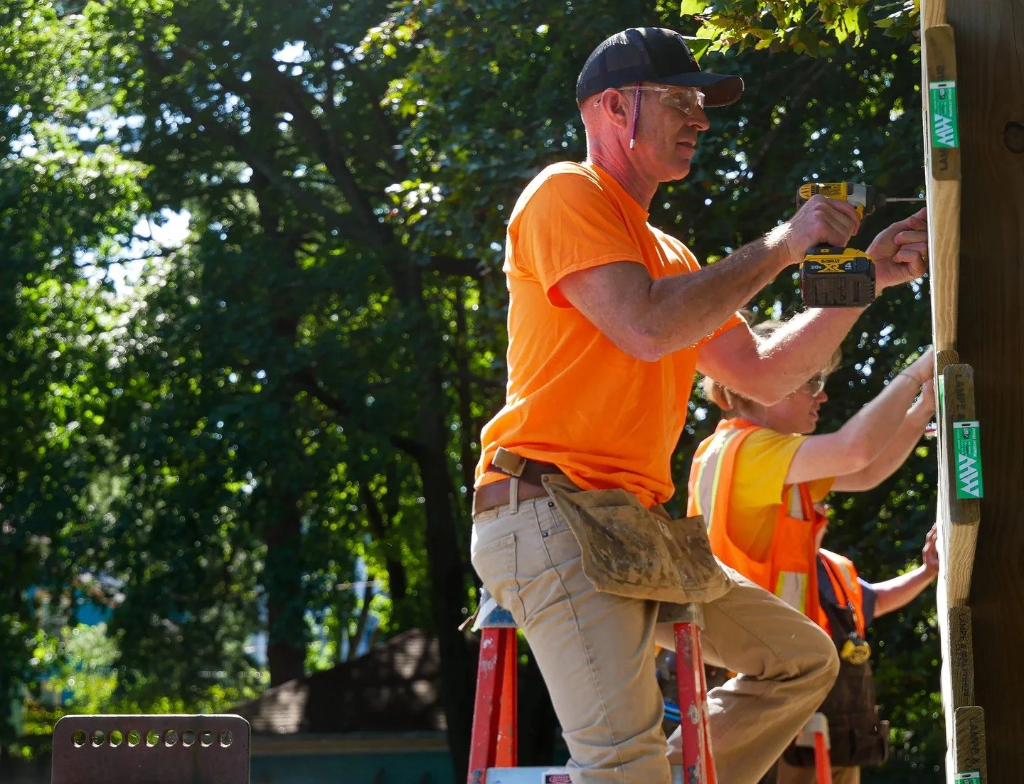 Lets play Wallball at the Billy Taylor Playground. 
Site Specific was pleased to help install this playground feature called Wallball. Our team coordinated with The Providence Department of Parks, each year we look for a fun and exciting project wher