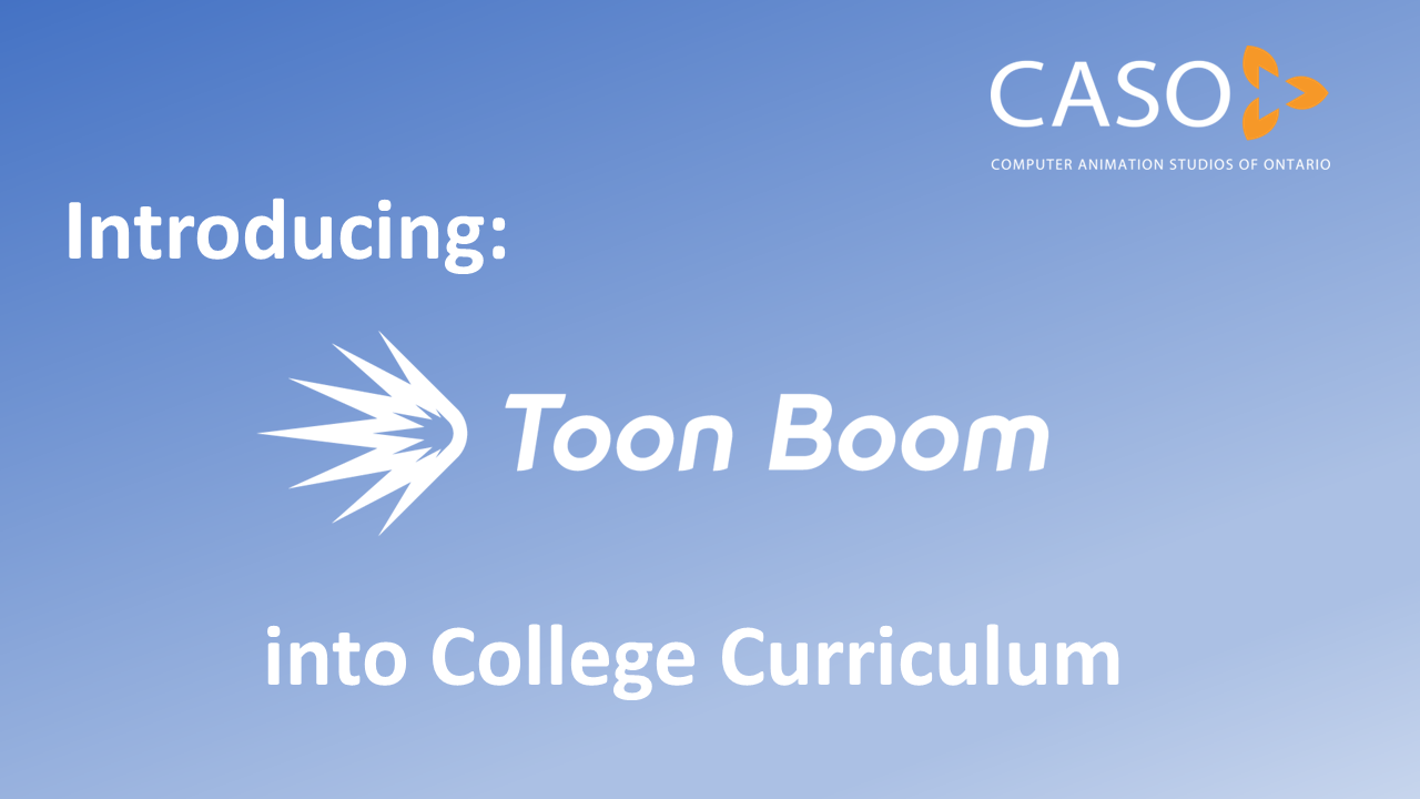 VIDEO: CASO Invitation - Introducing Toon Boom to College Curriculum