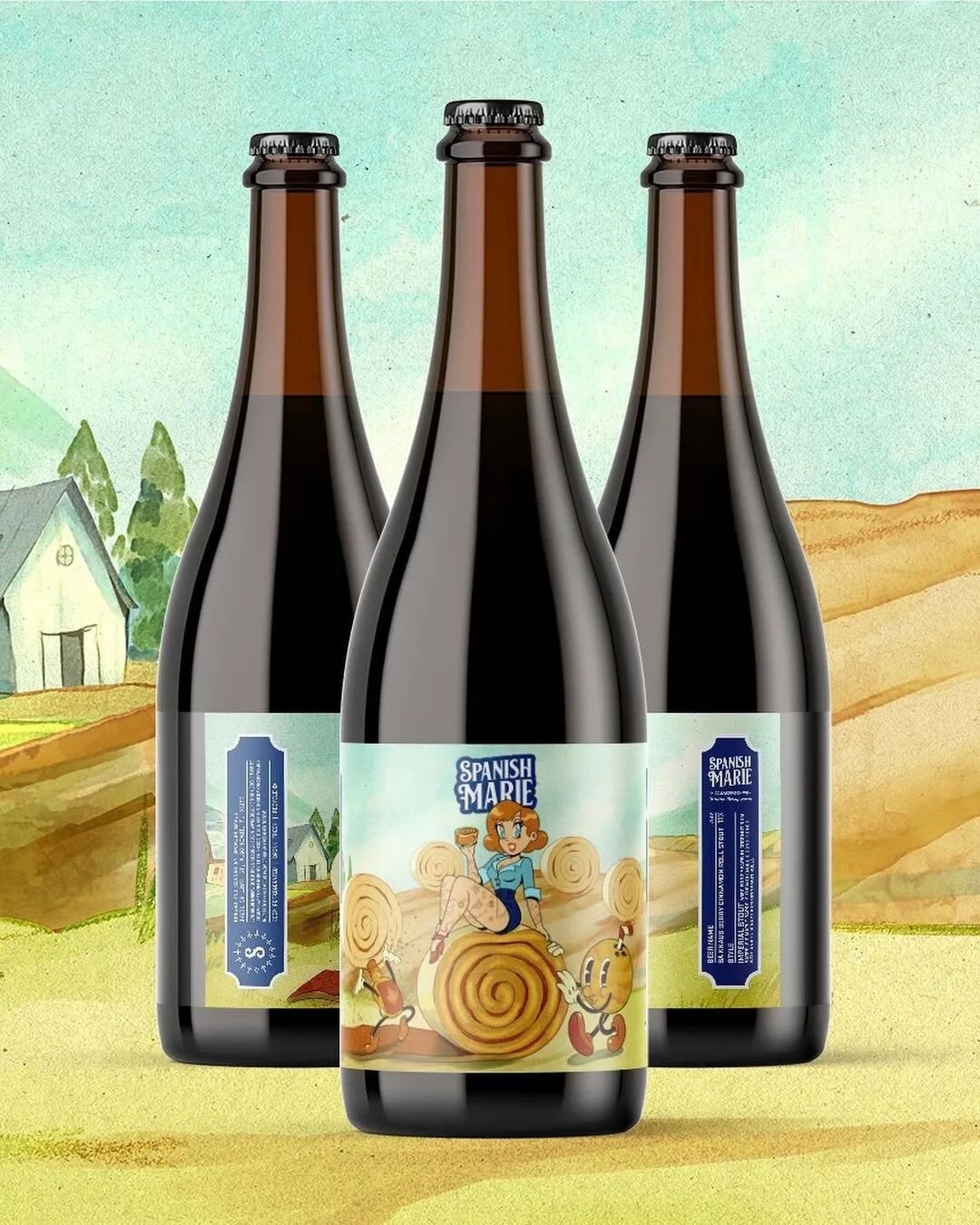 Available now, so get it while you can!

@spanishmarie 🥮 CINNAMON ROLL STOUT 🥮

BA KNAUS BERRY FARM CINNAMON ROLL STOUT - 11% ABV

This official KBF annual collaboration is an Imperial Stout aged for 2 years in coconut rum barrels &amp; maple barre