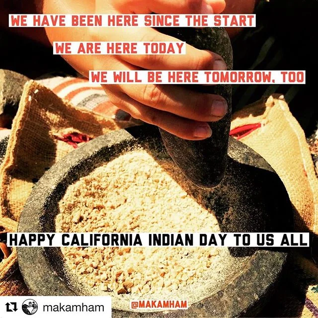 #Repost @makamham
・・・
Happy California Indian Day to us all! While every day is a good day to celebrate Native cultures in California, including our Ohlone culture, we are always happy to see recognition come during this holiday celebrated by tribal 