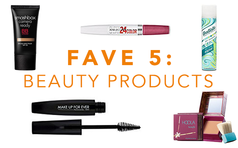 Fave 5: Beauty Products