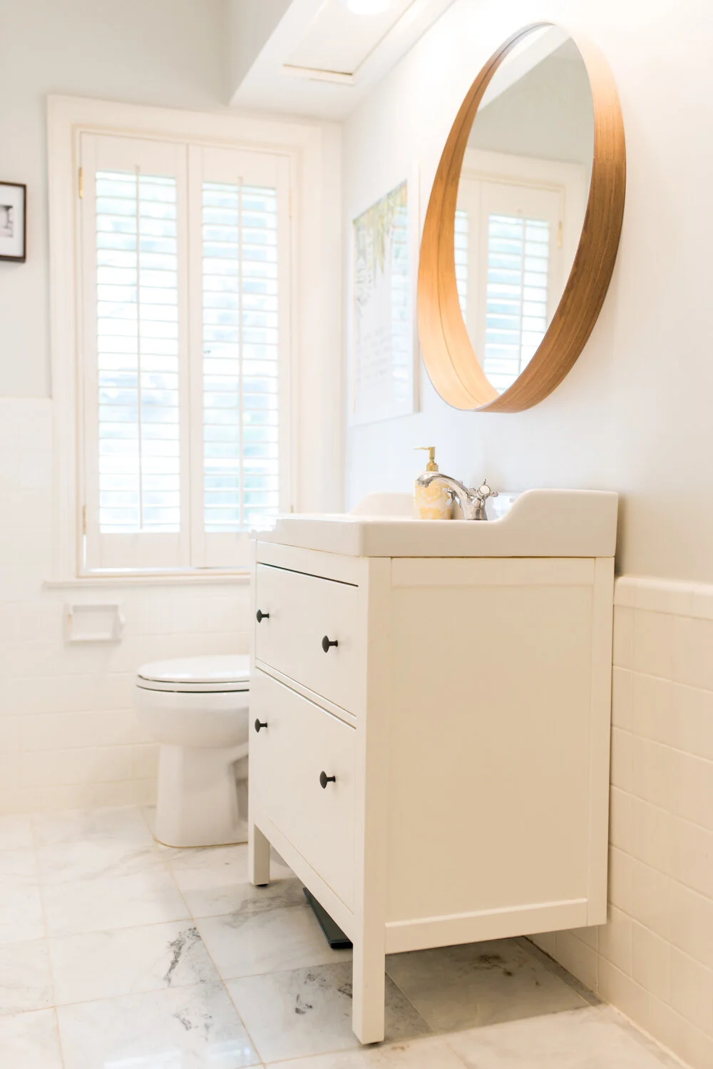 bathroom makeover cost on Bright Ikea Bathroom Makeover For Under 900 Momstrosity