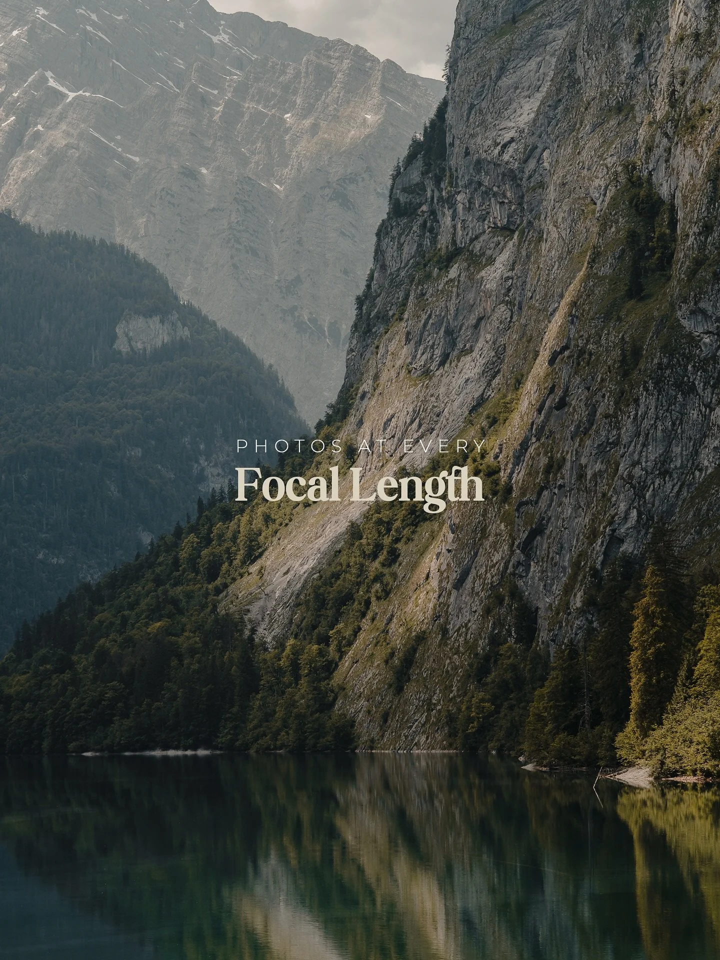 Photos at every focal length… ok not every single one - but many of the key ones from my point of view. It’s interesting how much difference focal length can make when lining up a scene. From managing distortion at wide angles or creatin
