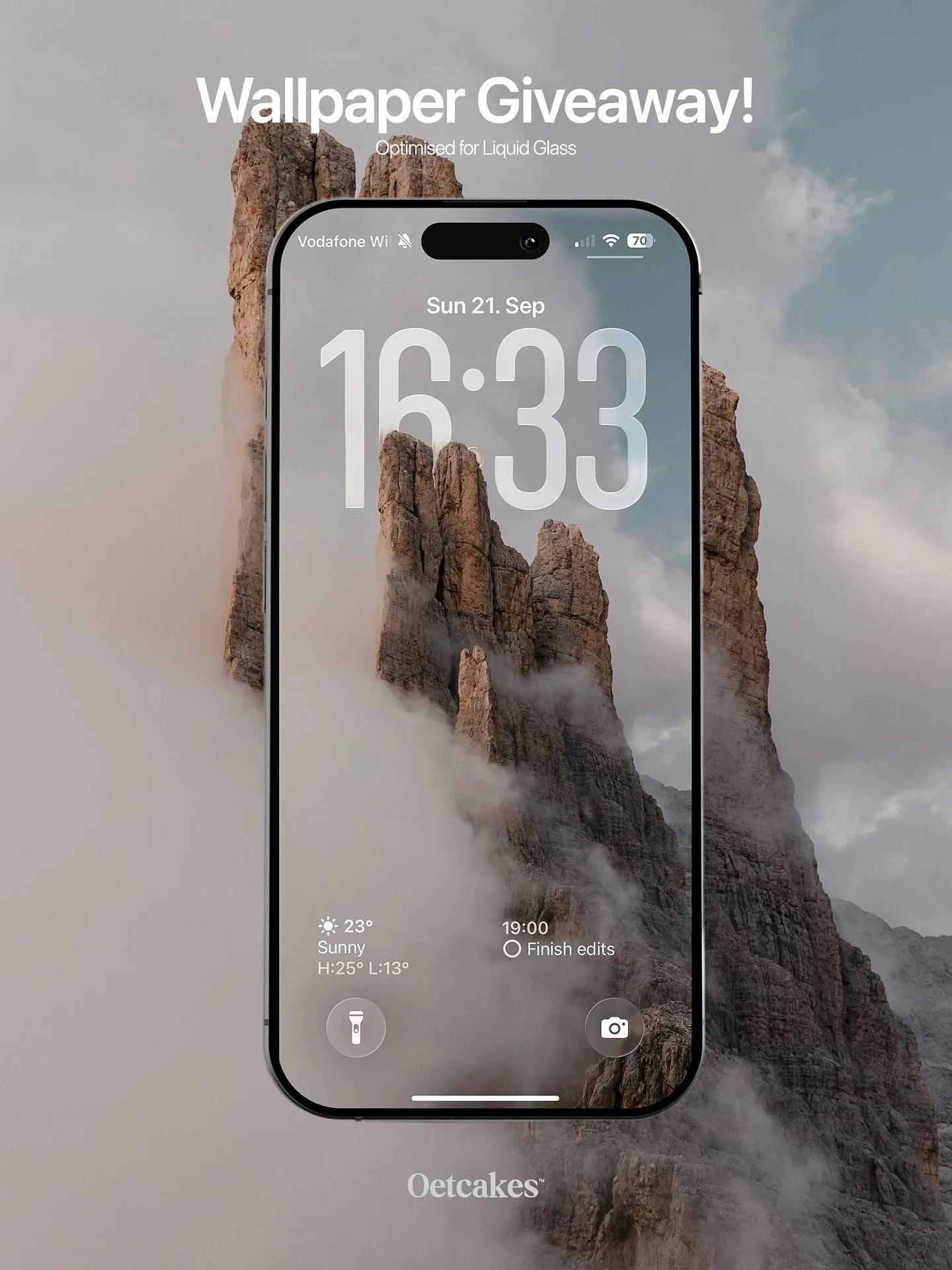 Wallpaper Giveaway! 
If you’re anything like me, a new iOS update feels like a mini holiday, and this year’s Liquid Glass redesign definitely deserves a fresh wallpaper setup. So to celebrate the launch of my new iPhone Wallpaper Packs,