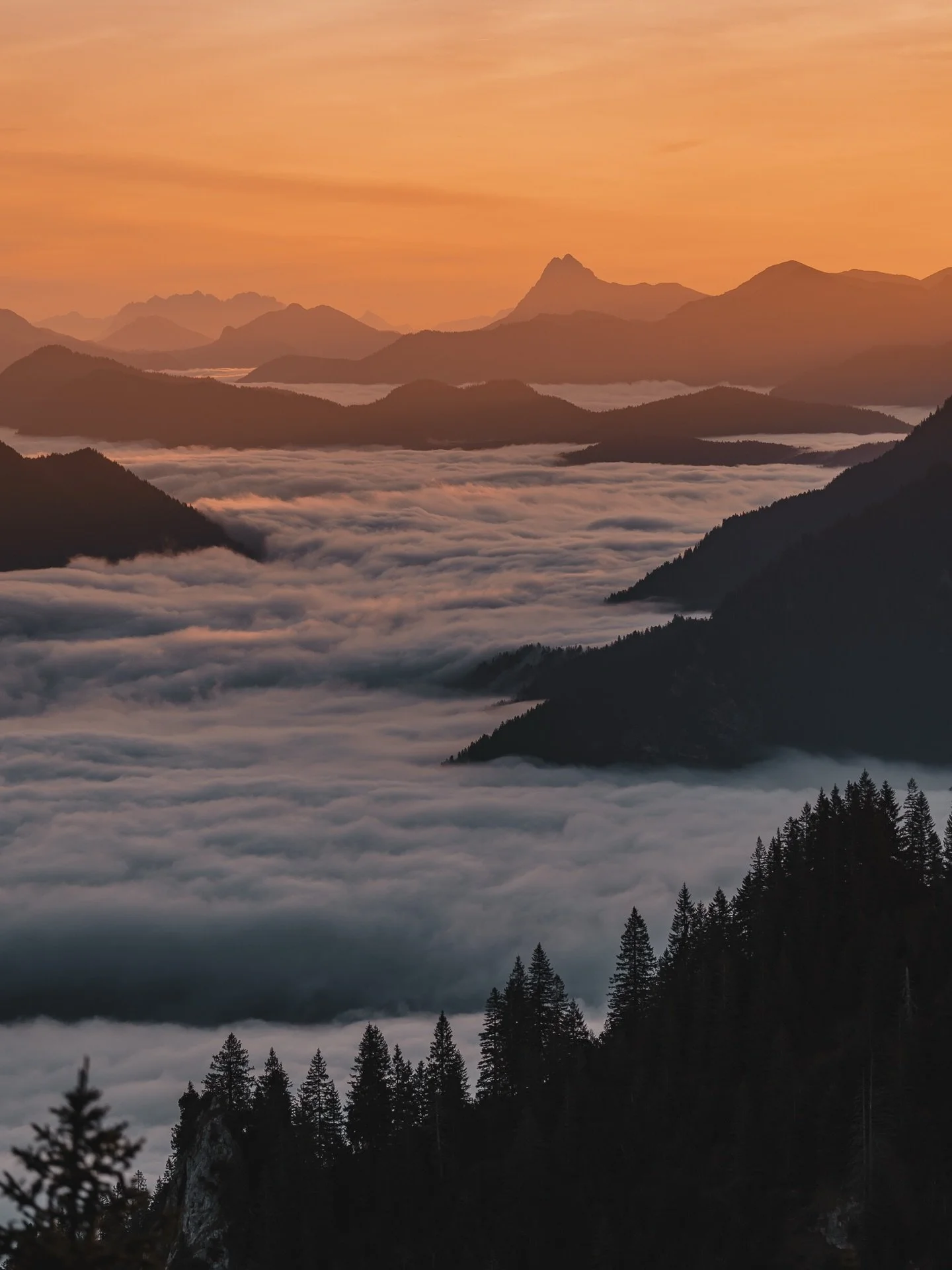 Above the clouds // a few shots from a quiet autumn morning close to home. With the twins arriving in just a couple of weeks, these sunrise missions might have to take a pause&hellip; but it&rsquo;s a small trade-off for something so much bigger! 🥰