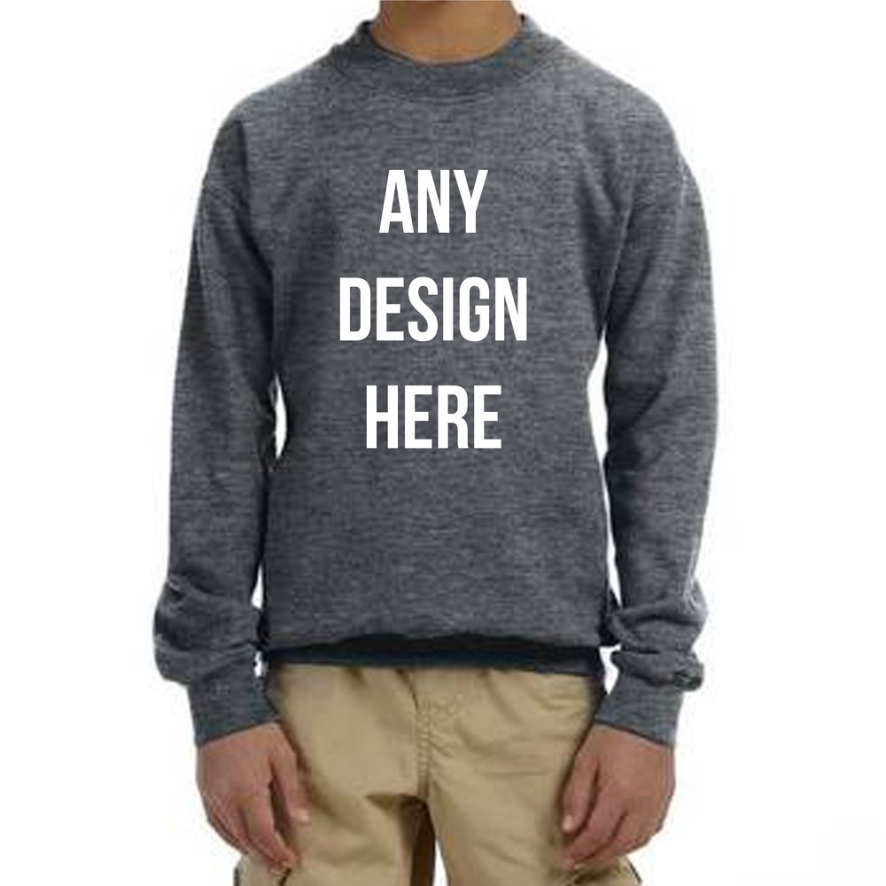 Spytte ud mundstykke Arbejdskraft Youth Sweatshirt (Customize) — MERRY MAKER SHOP