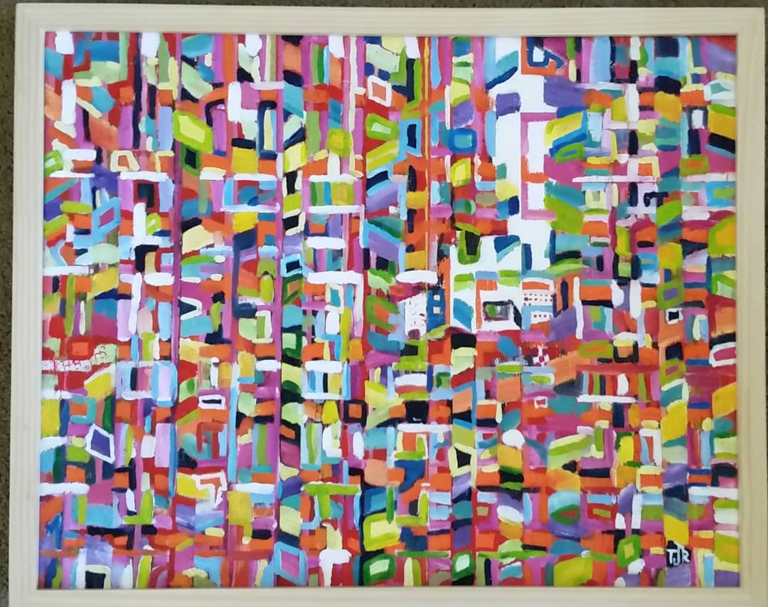 Little Boxes Made of Ticky Tacky 16" X 20" 485