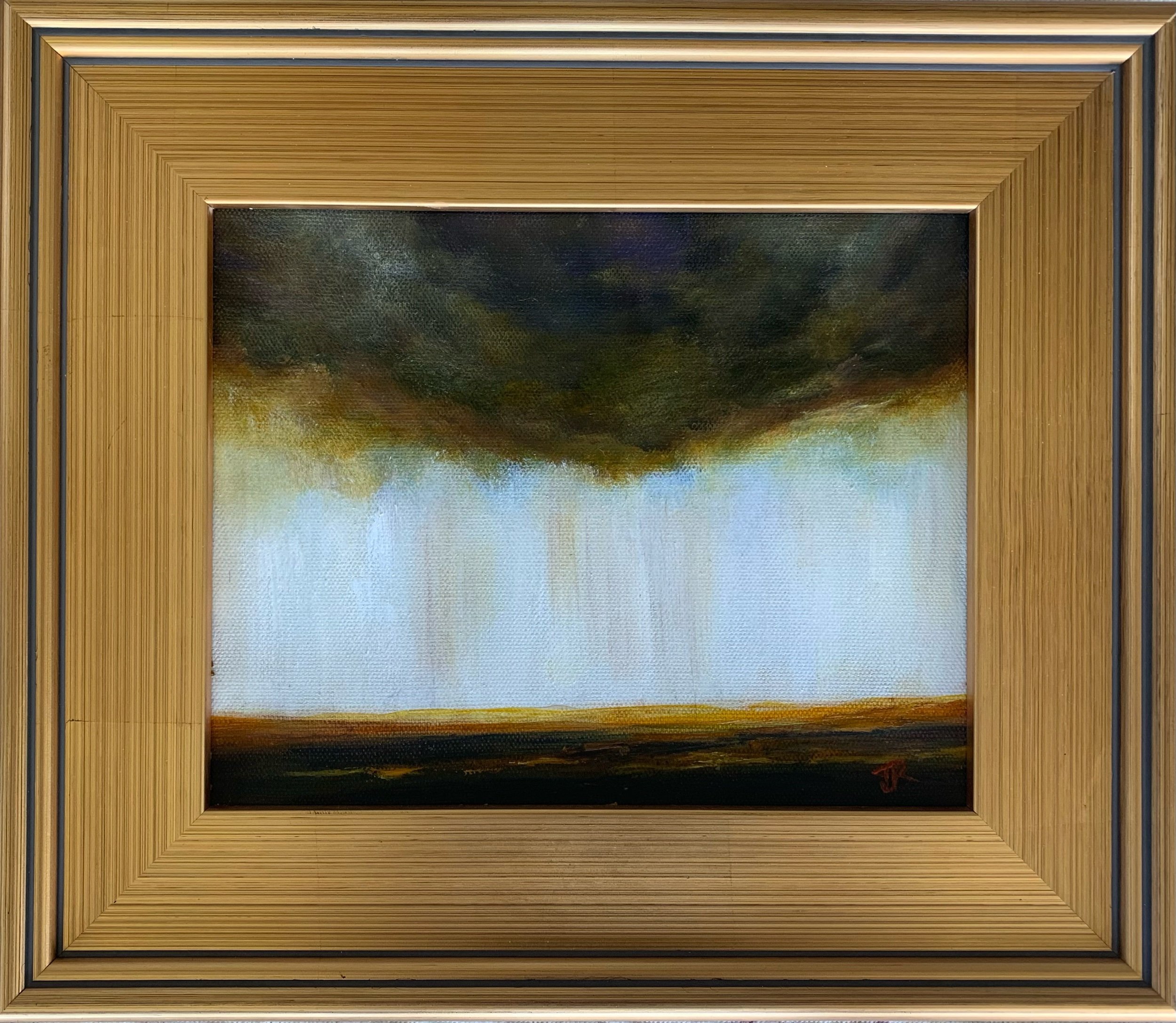 “Flatland Storm” oil on canvas 8”X 10” $225