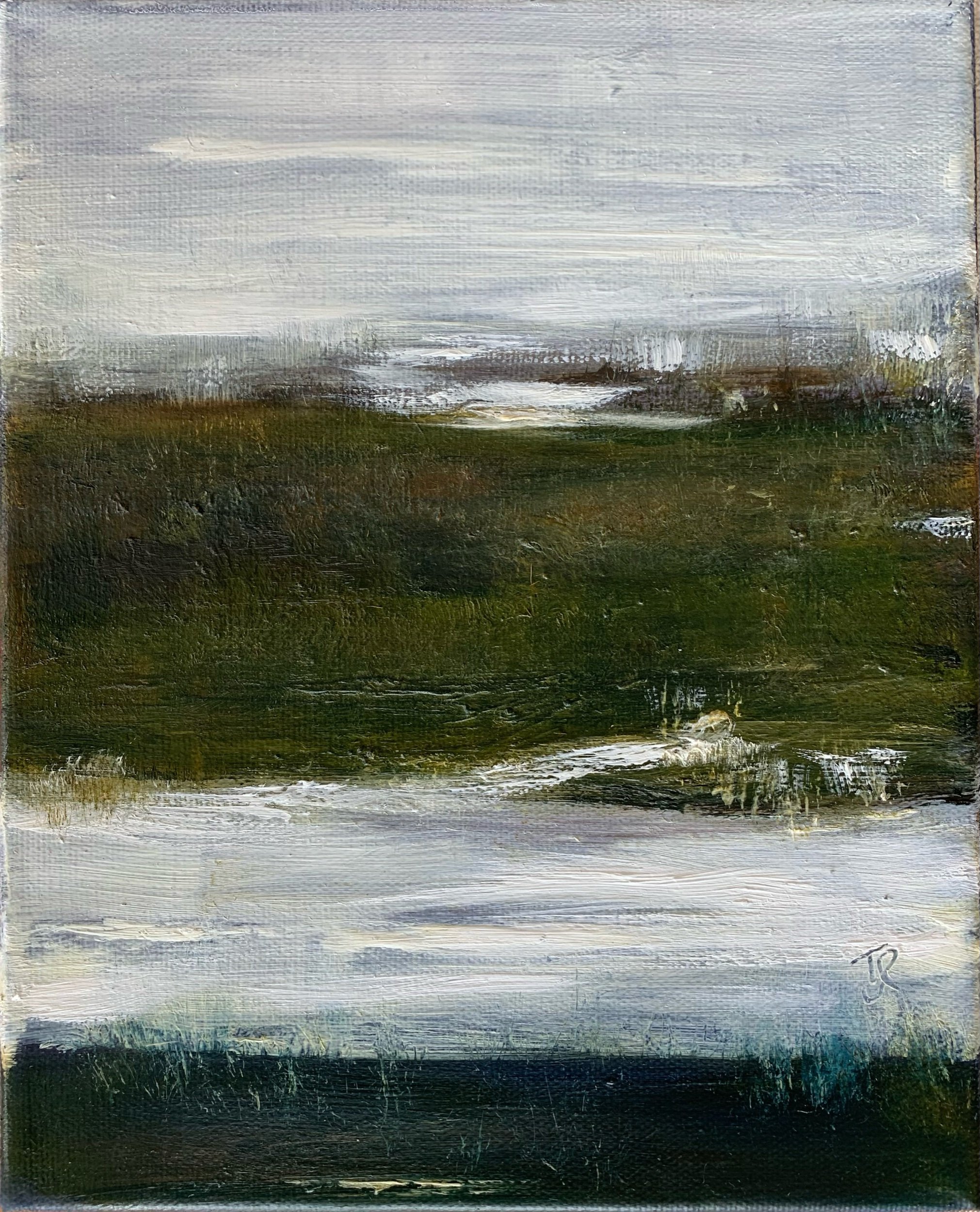 Winter Near 8X10 oil on canvas $225