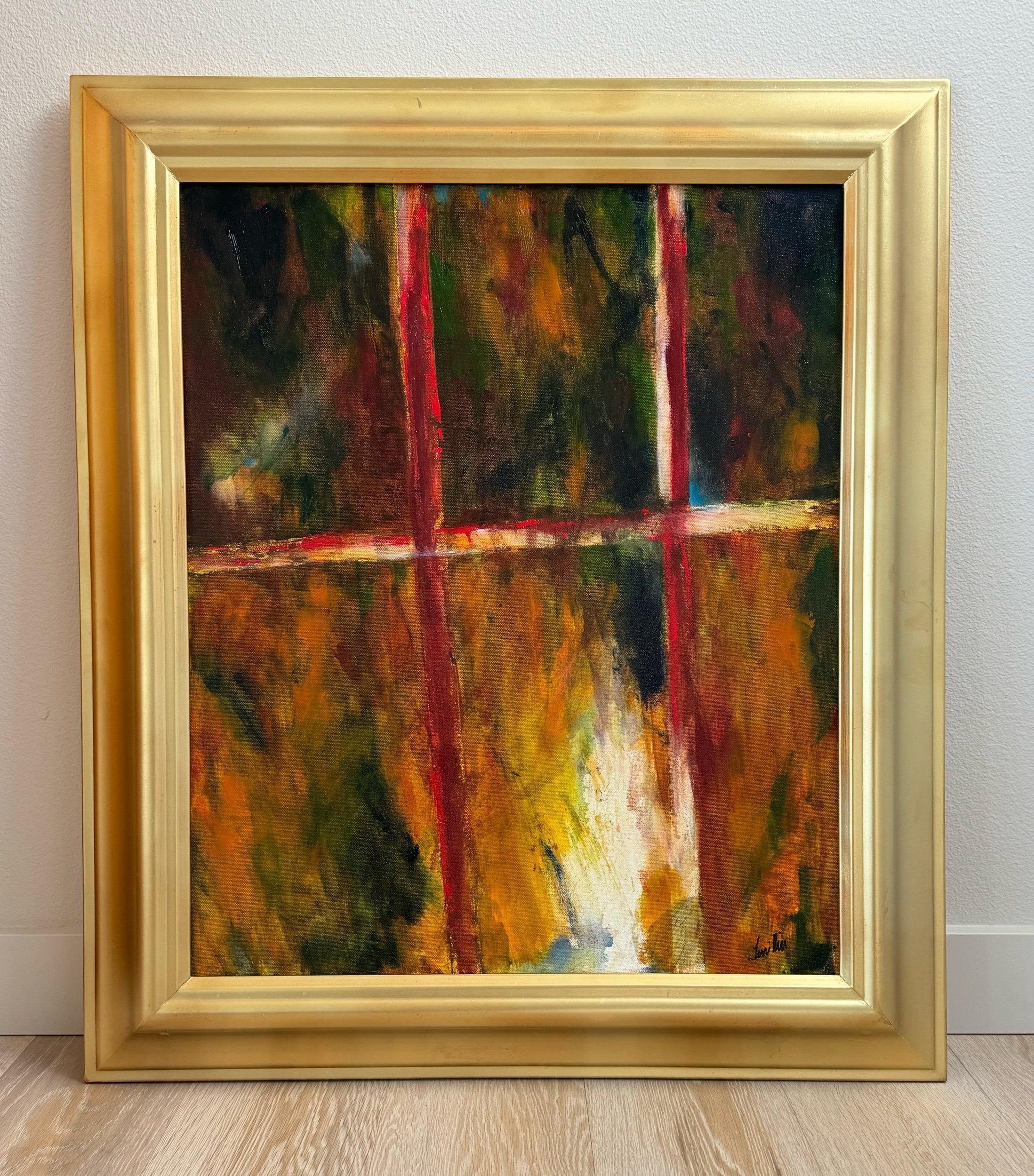 20”X24” “Whole Again” oil on canvas $900