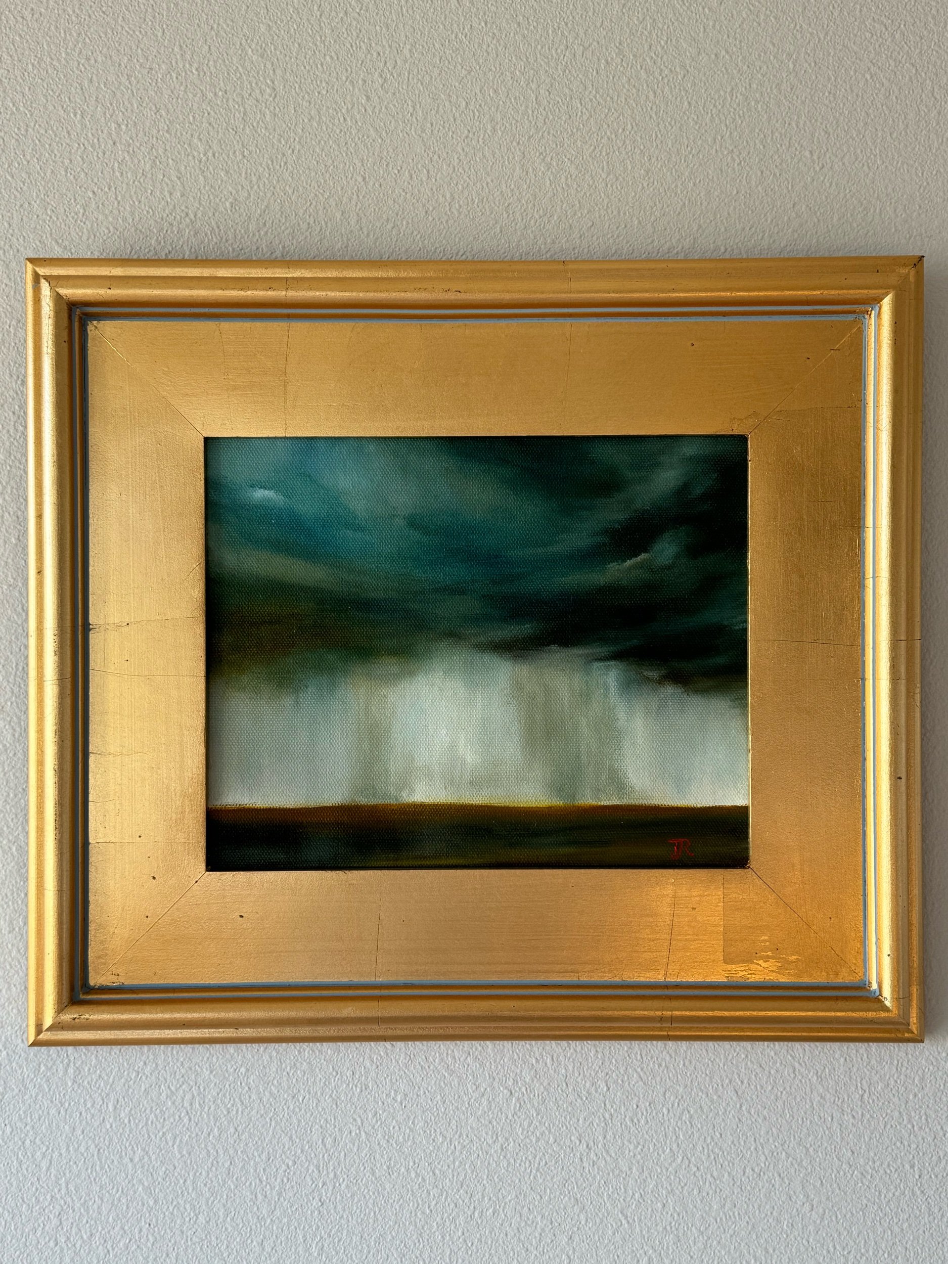 Storm oil on canvas $225  8”X10” 