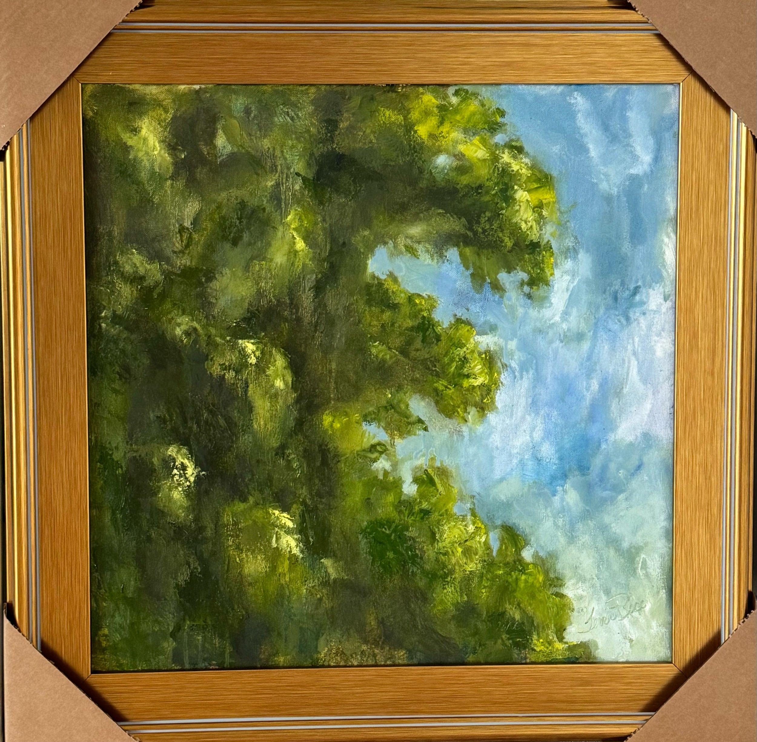 “In the Thick of It “ 20”X20” oil on canvas $700
