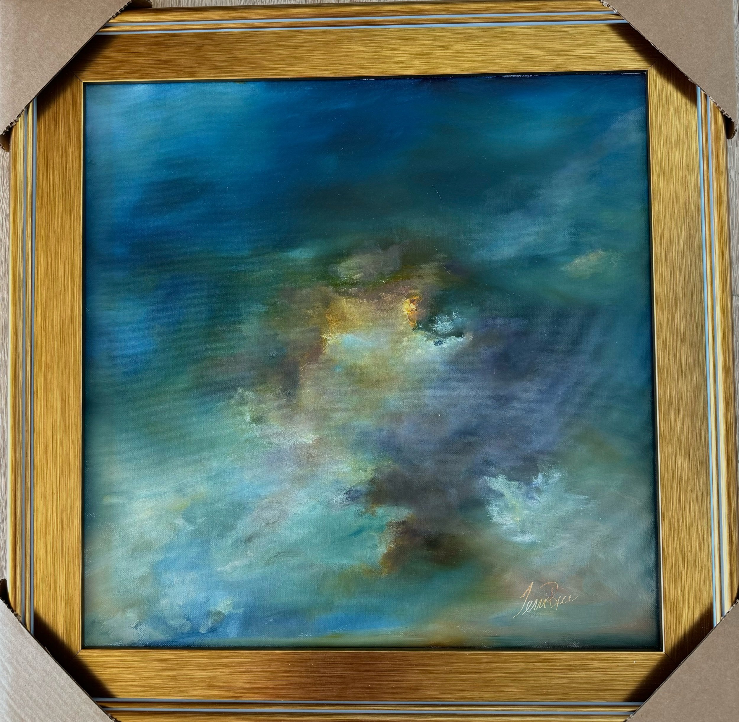 “Breakthrough” 20” X 20” oil on canvas $700
