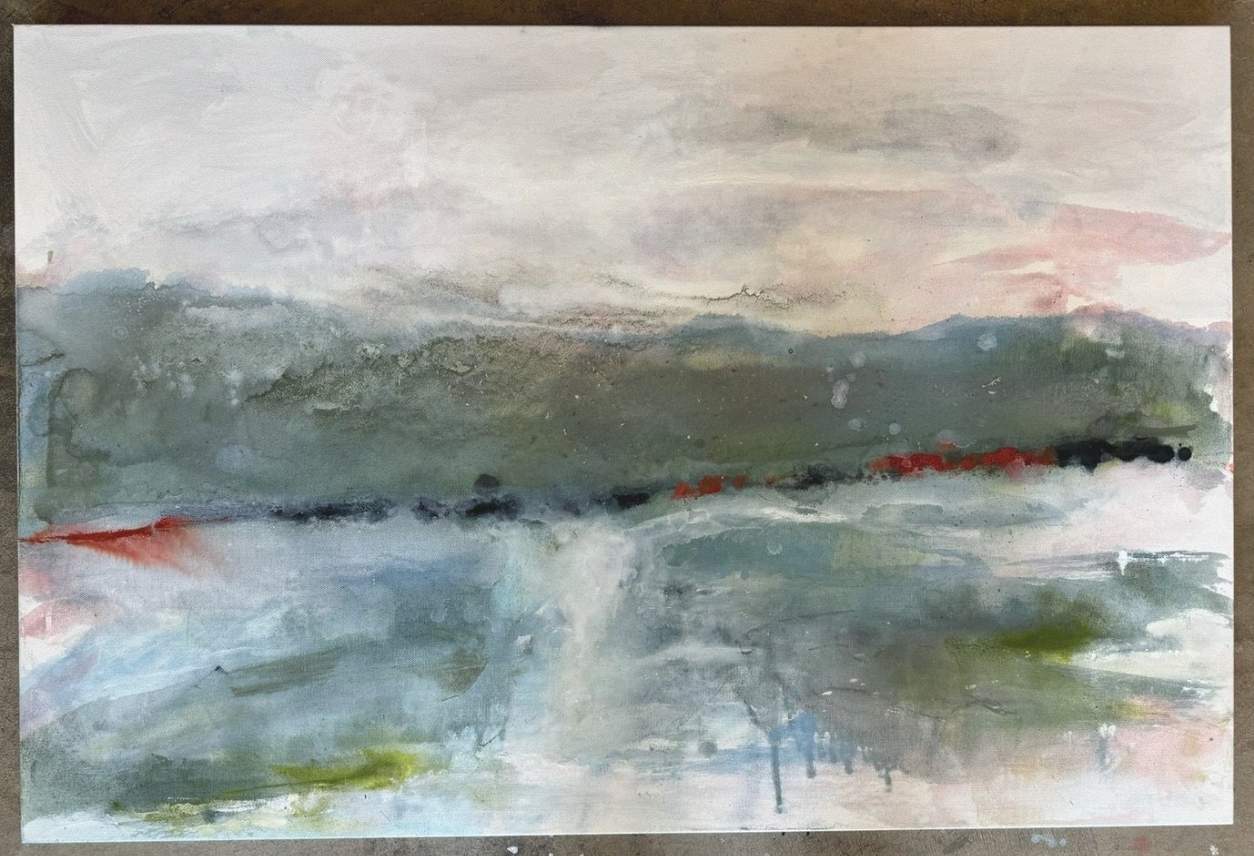 "Winter Ascent" 24X36 oil on gallery wrapped canvas SOLD