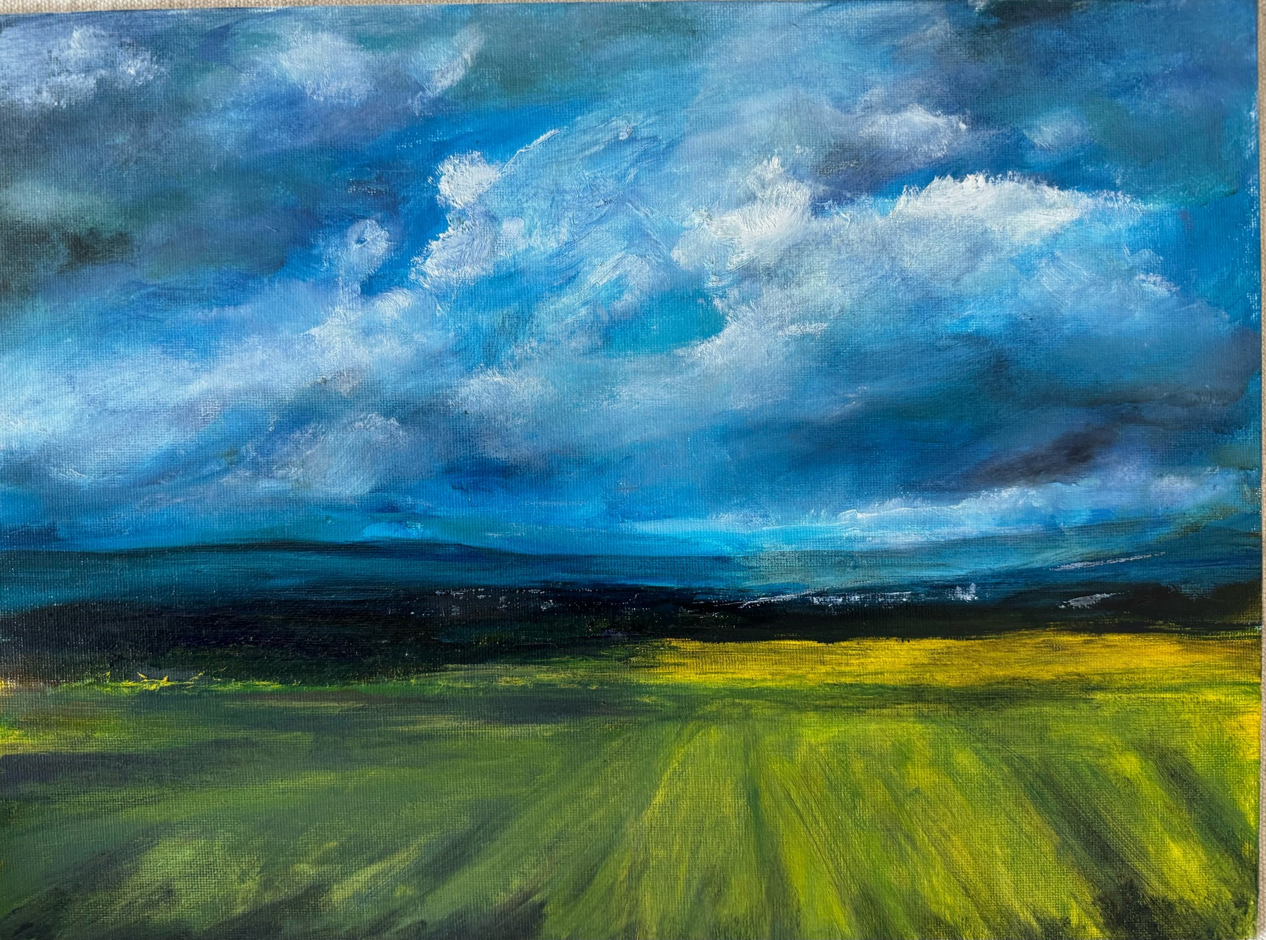 “Pressing On” 12” X 16” oil on canvas $410