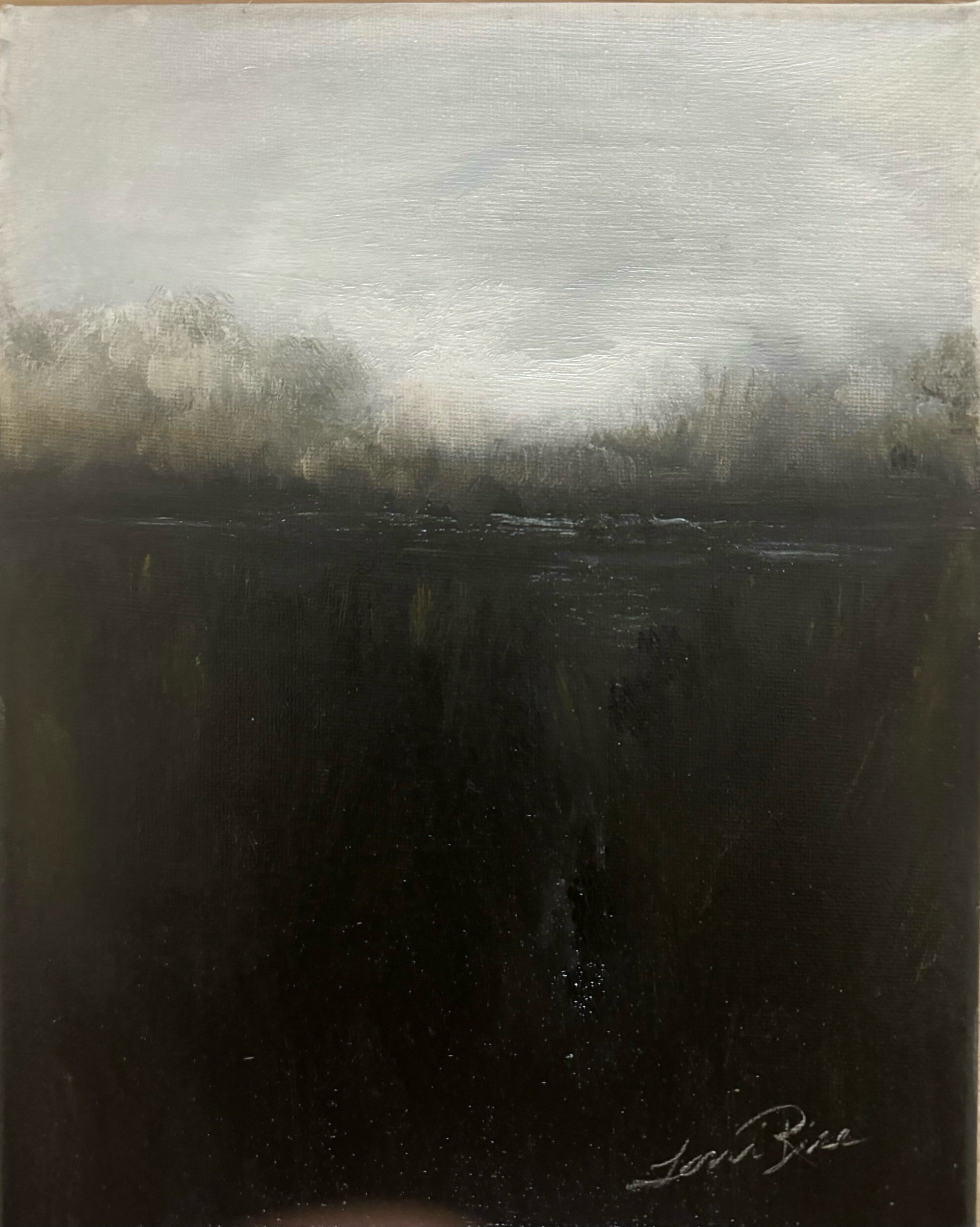Dark and Stormy 8”X10” oil on canvas $245