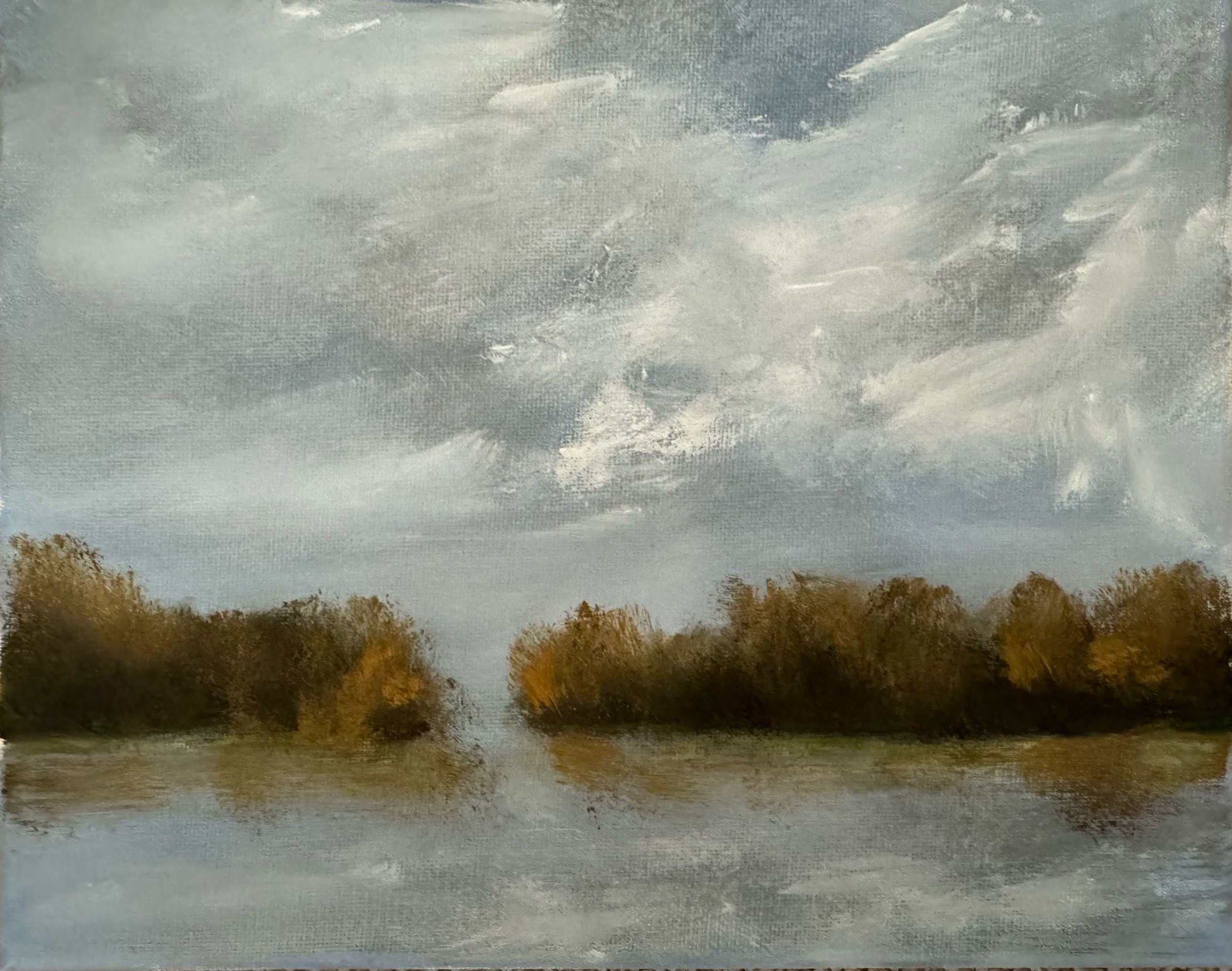 Waterway 8” X 10” oil on canvas $250