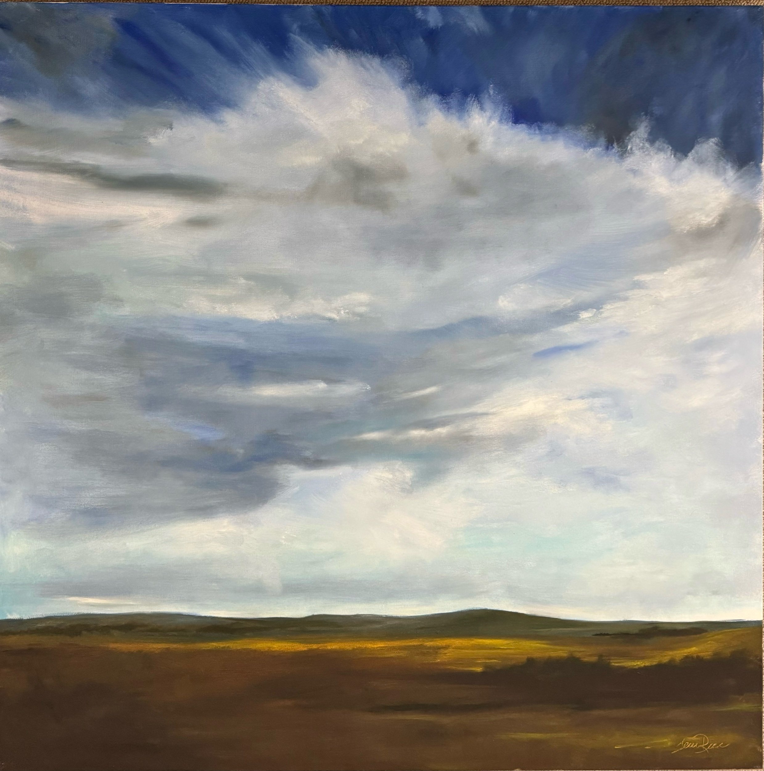 Eastern Washington 36” X 36” oil on canvas $1300
