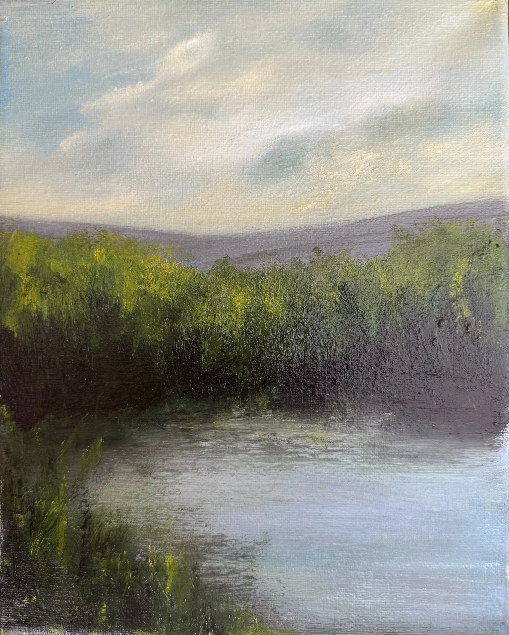 Lake Vacation 8 X 10 oil on canvas $250