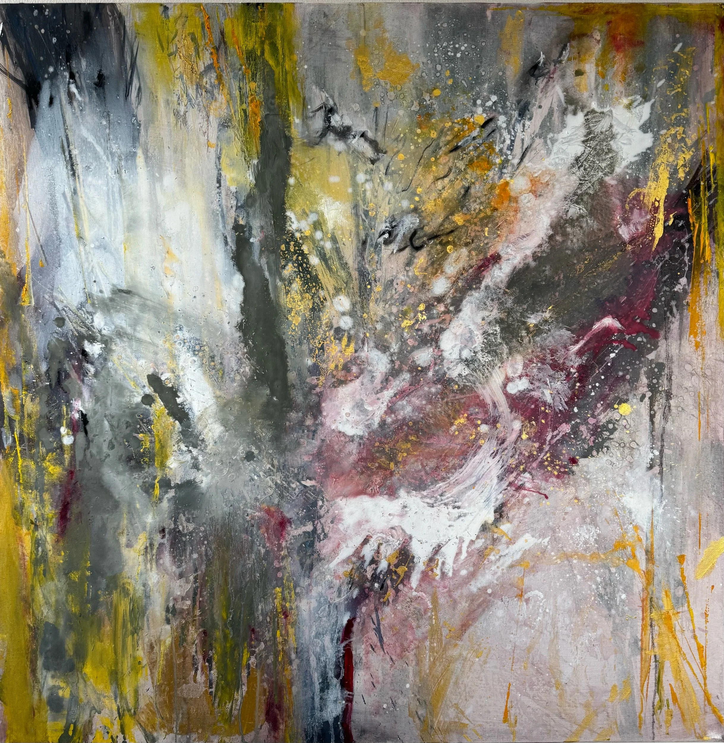 Drying Her Wings “  36” X 36” oil on gallery canvas $1200