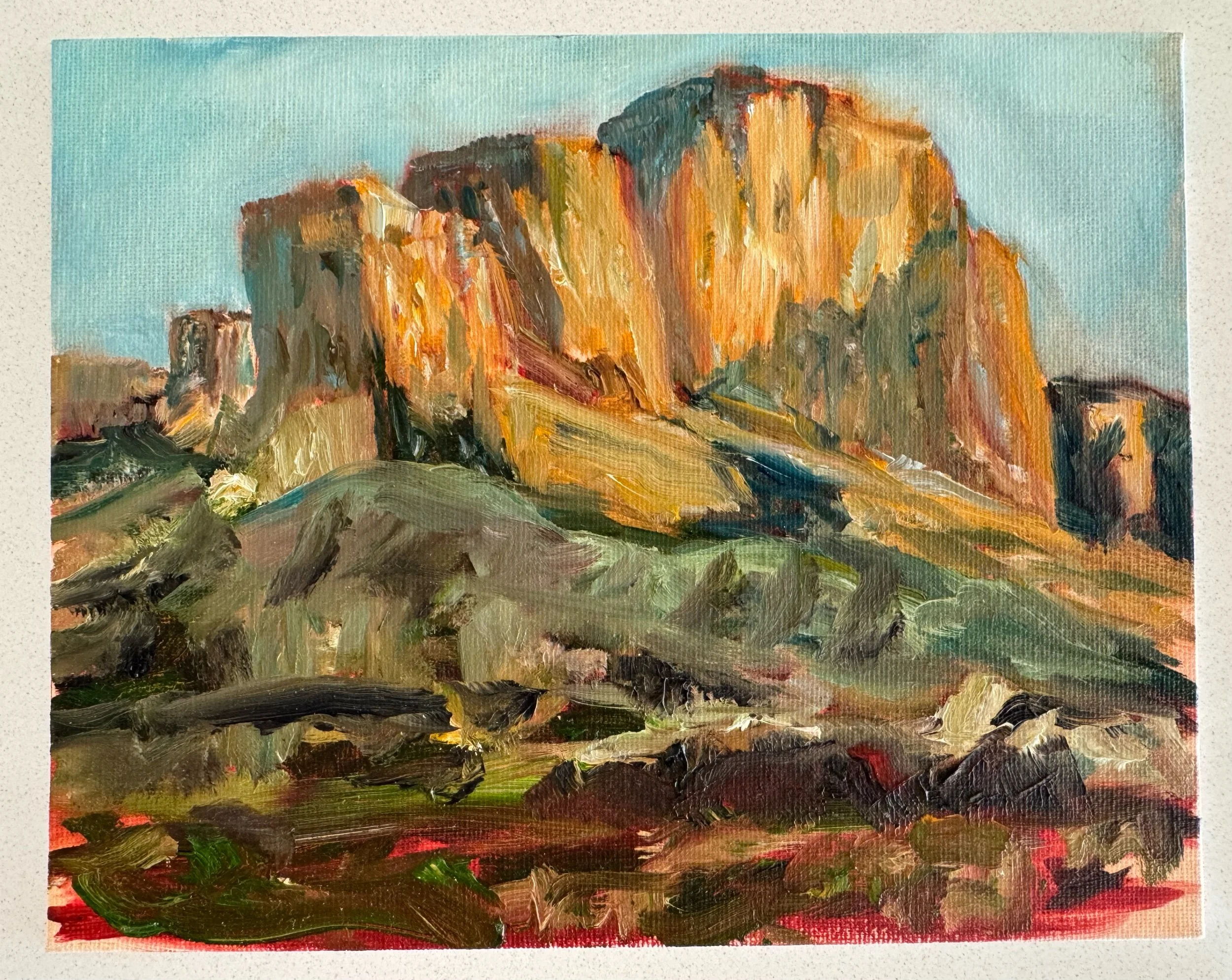 Face the Sun 8” X 10” oil $250