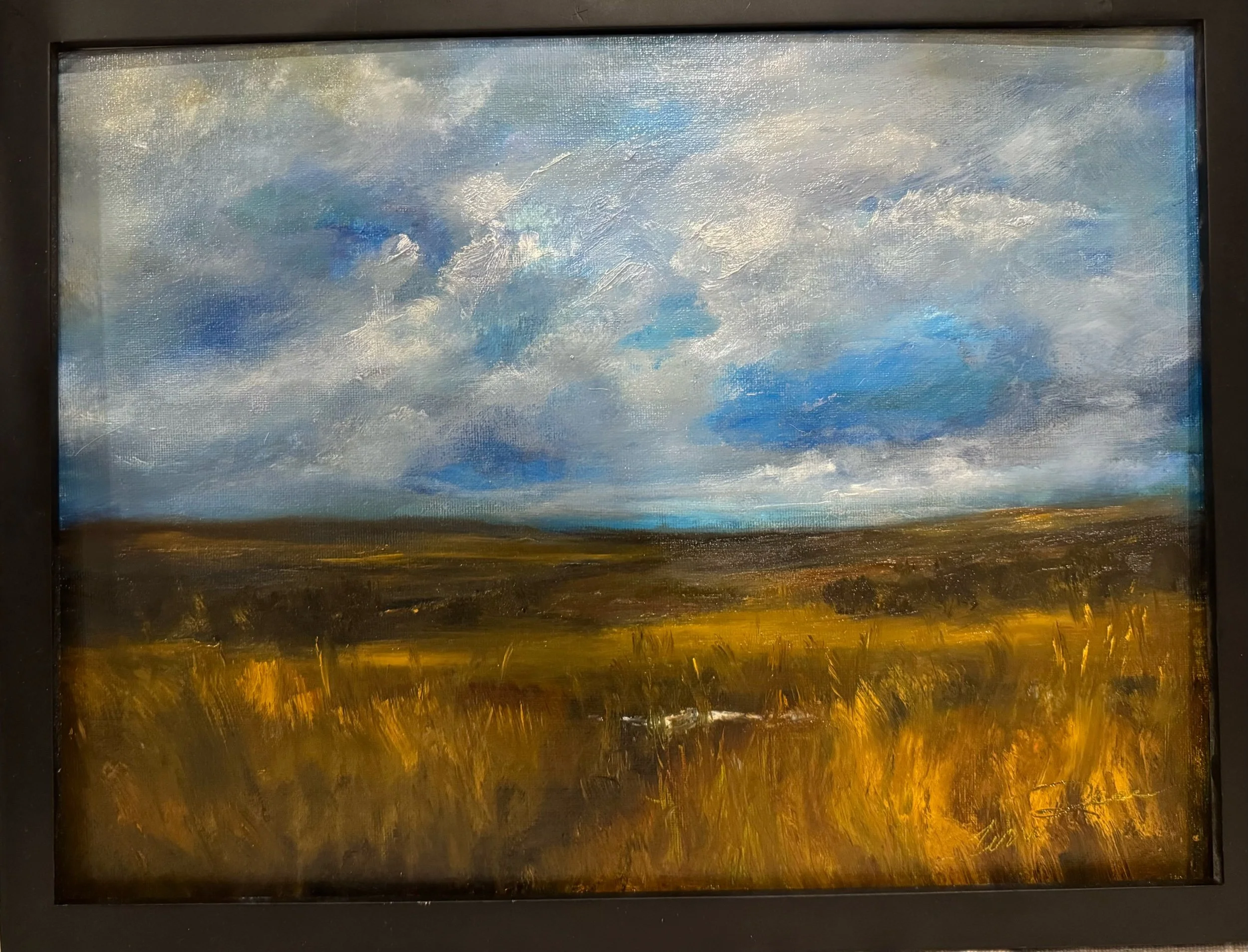 Straight to the Pond  12X16 oil $375