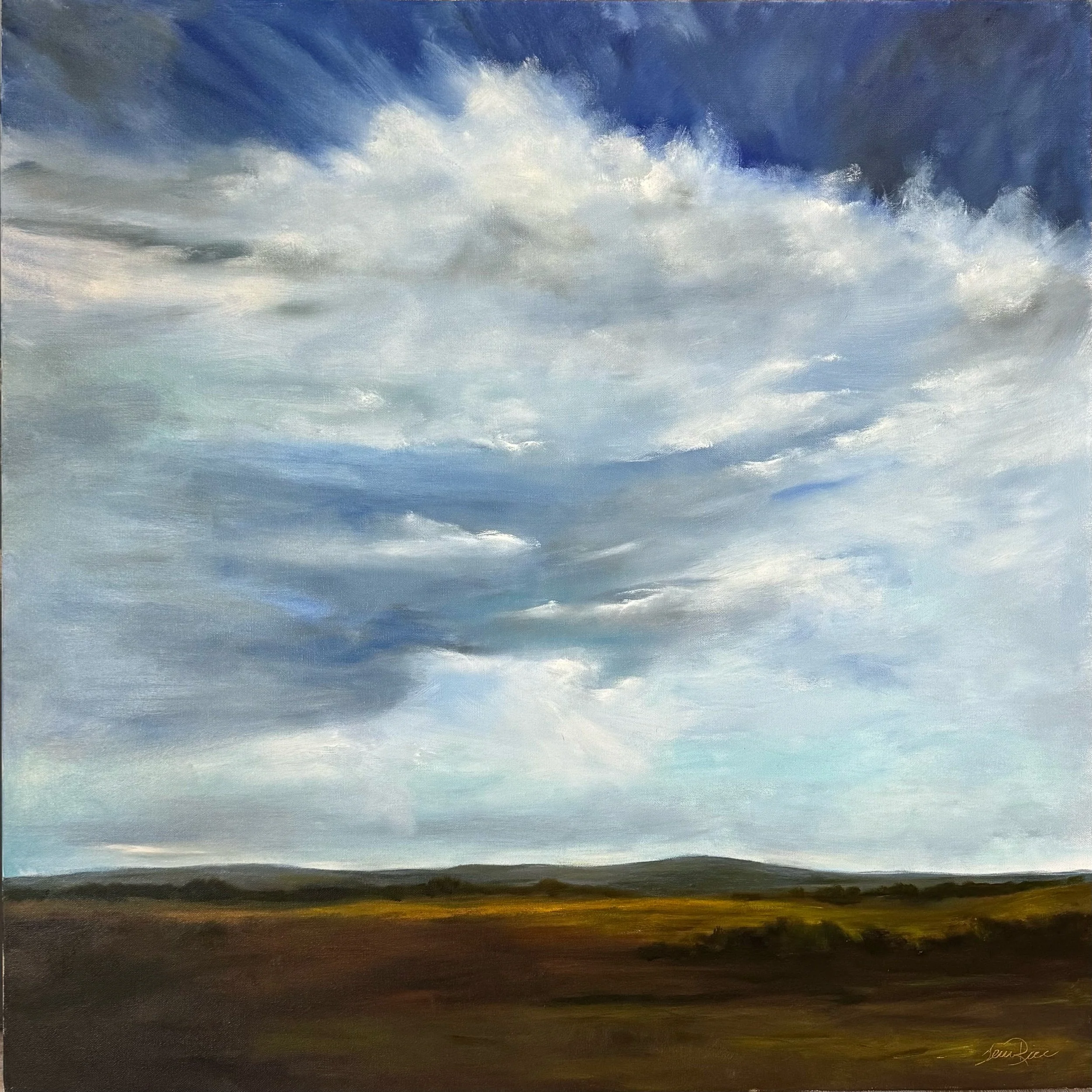 Washington 36” X 36” oil on galley wrapped canvas $1200