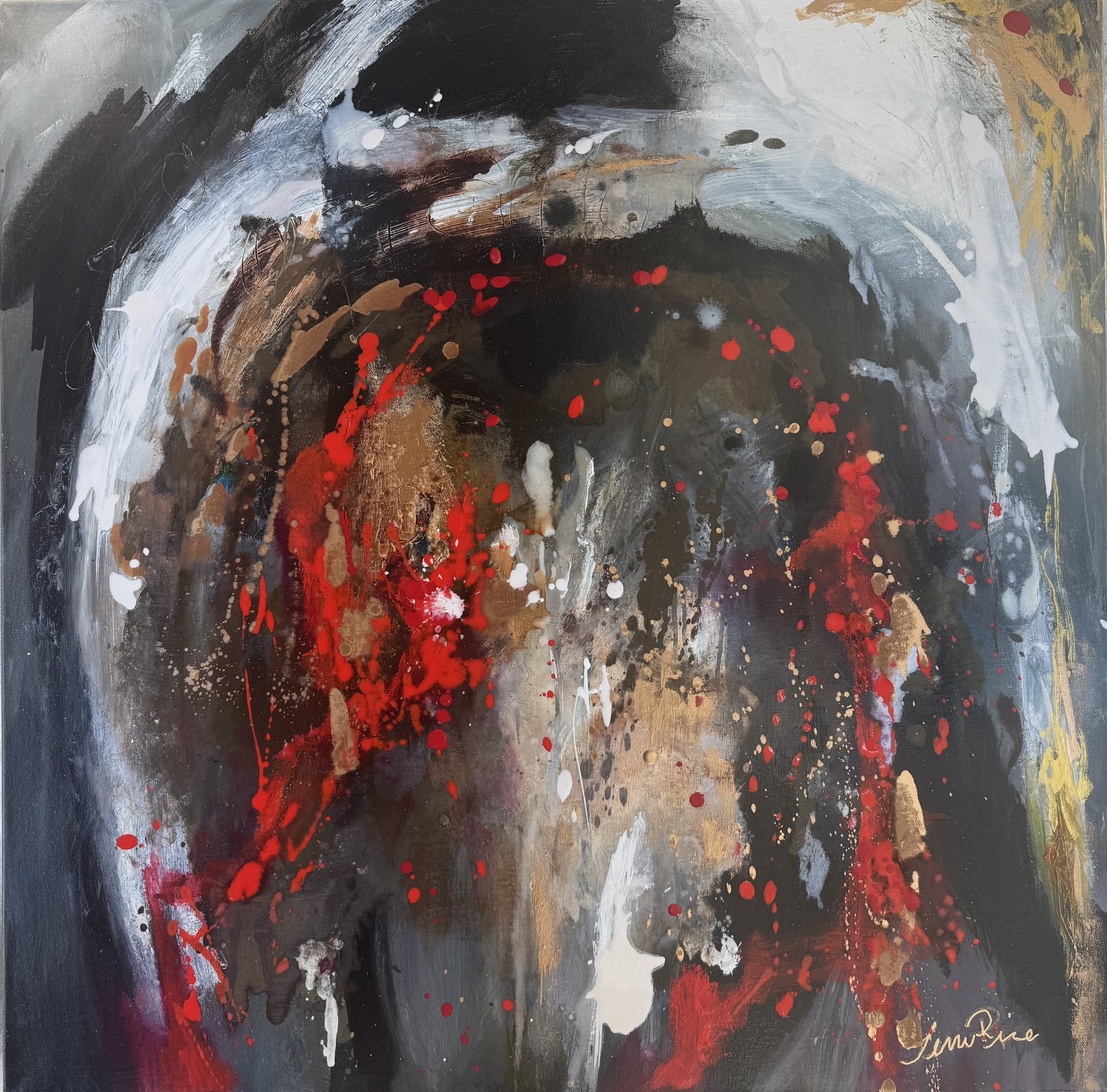 “Good Friday” 30” X 30” oil on gallery wrapped canvas $1200