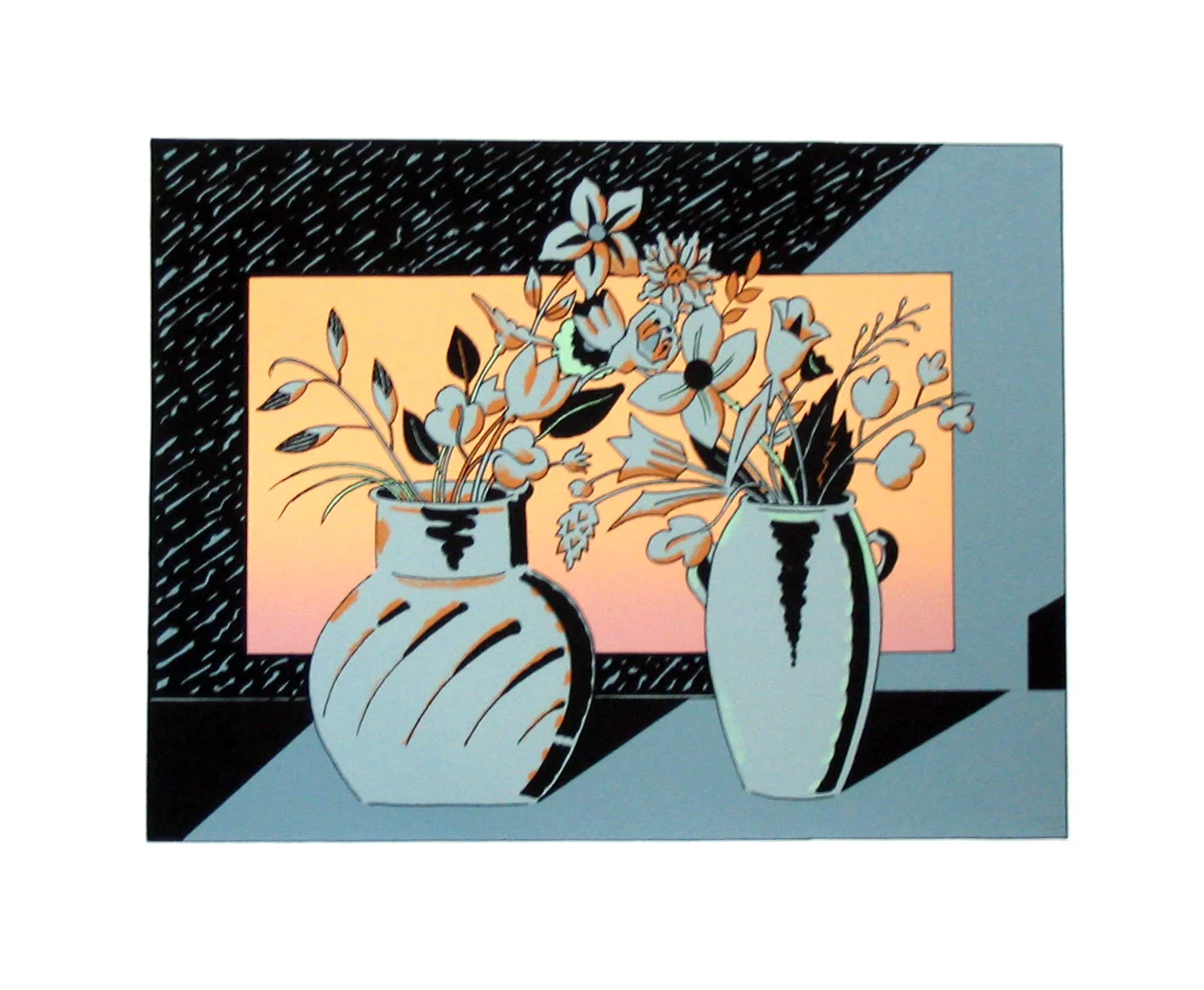 Two Vases One Bouquet