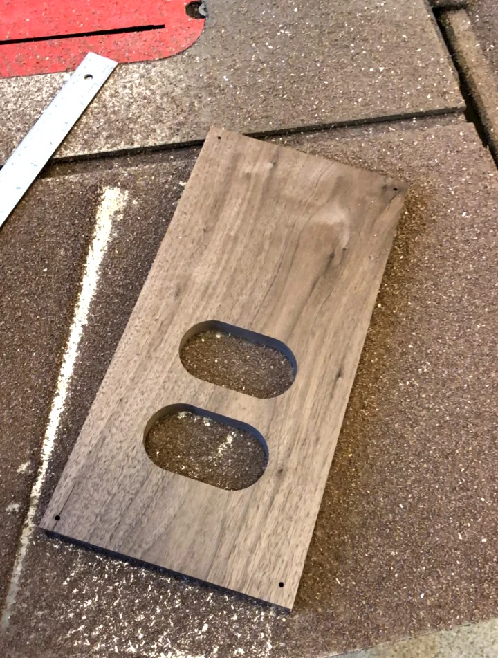 CNC routed holes