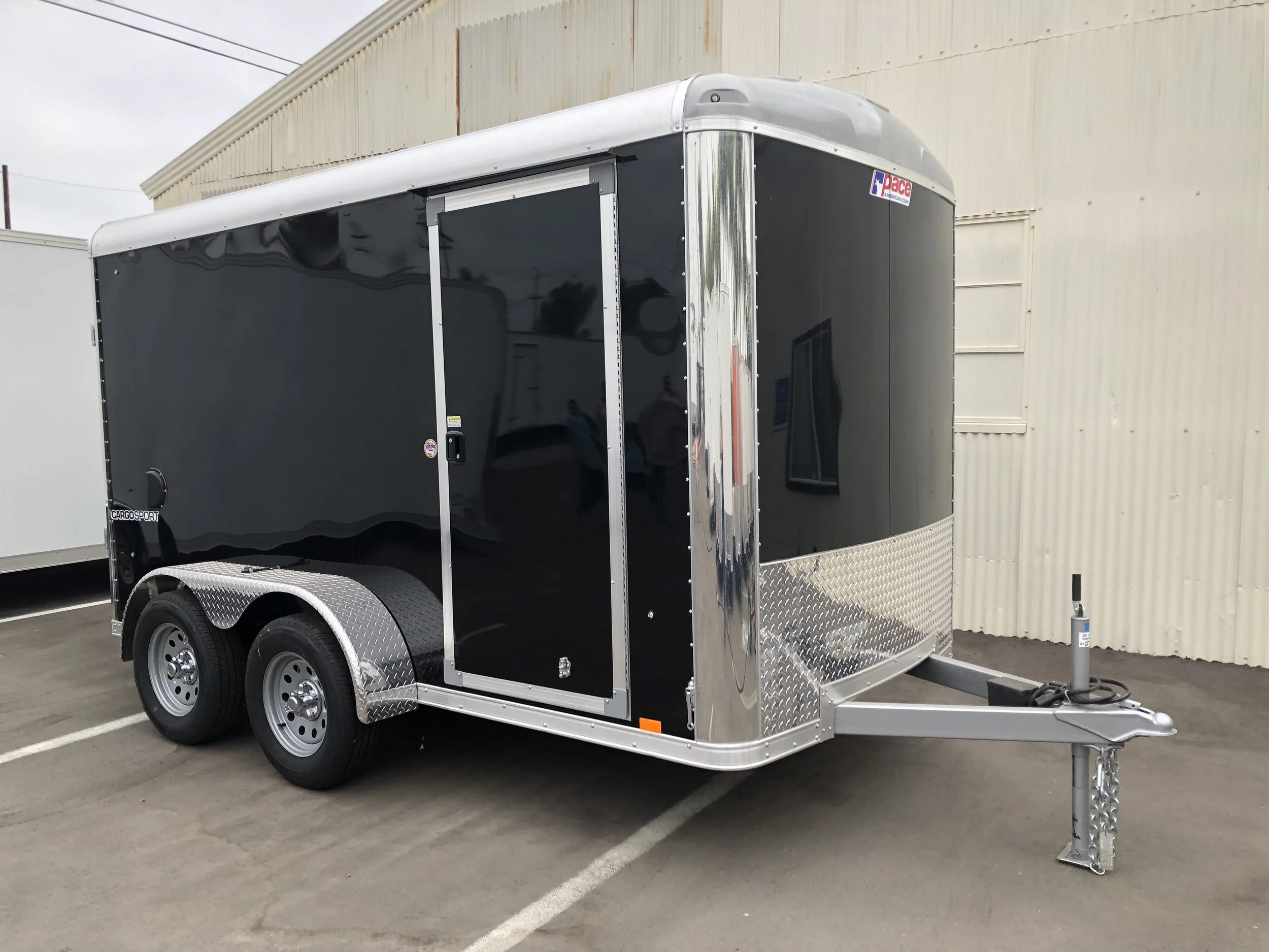 6x12 Tandem Pace Cargo Sport - Side Door/Ramp Door