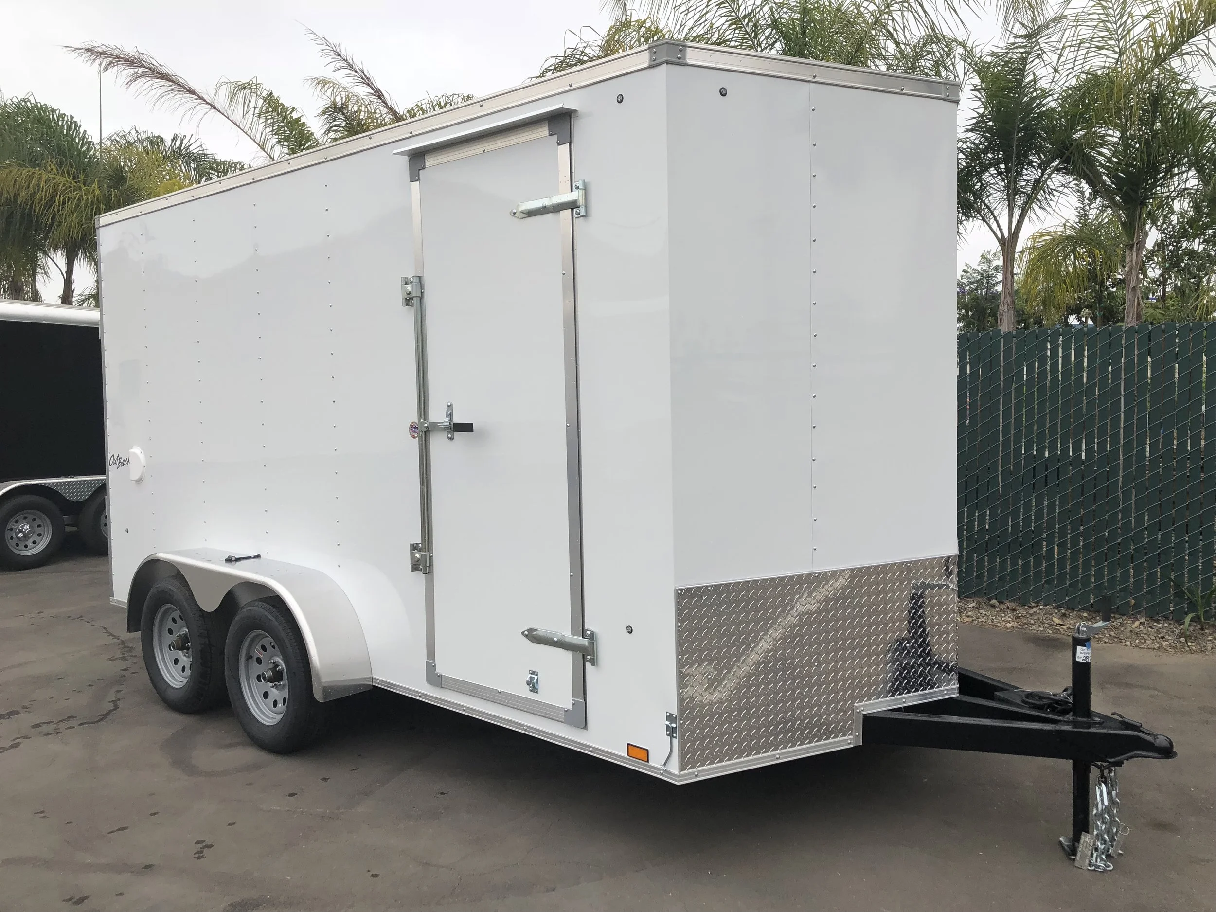 7x14 Tandem V-Front - Side Door / Ramp Door