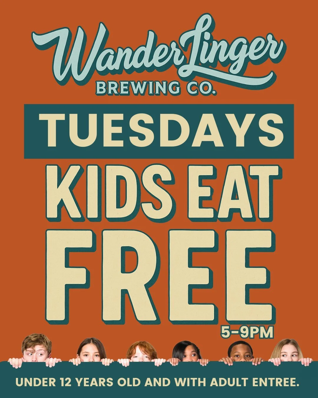 Kids Eat Free on Tuesday
