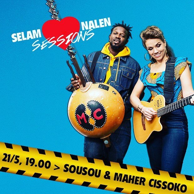 YAAY!🎉🎉🎉TOMORROW it's time to watch a new ONLINE Live-streamed concert with Sousou &amp; Maher Cissoko Trio with Sal Dibba, from the legendary concert hall @nalenstockholm, in collaboration with @selammusic, WORLDWIDE on our Facebook channels. We 