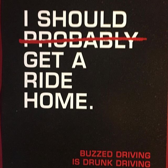 This holiday season &lsquo;Check yourself before you wreck yourself&rsquo; ....Buzzed Driving is Drunk Driving. Spreading the word at area Water Closet Media bar-resto venues. Catch a ride and don&rsquo;t drive.. #buzzeddrivingisdrunkdriving #dontdri