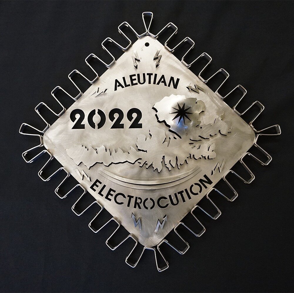 Today is the day! Join us tonight at the Margaret Bay Cafe for our Membership Dinner and Auction!⁠
⁠
Bid on items such as this Aleutian Electrocution 2022 metal art by Karel Machalek, browse our silent auction of over 40 items, and enjoy a meal with 