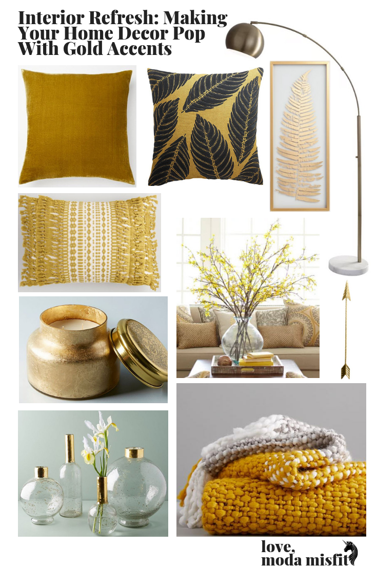 Interior Refresh: Making Your Home Decor Pop With Gold Accents ...