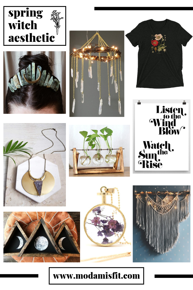 spring witch aesthetic