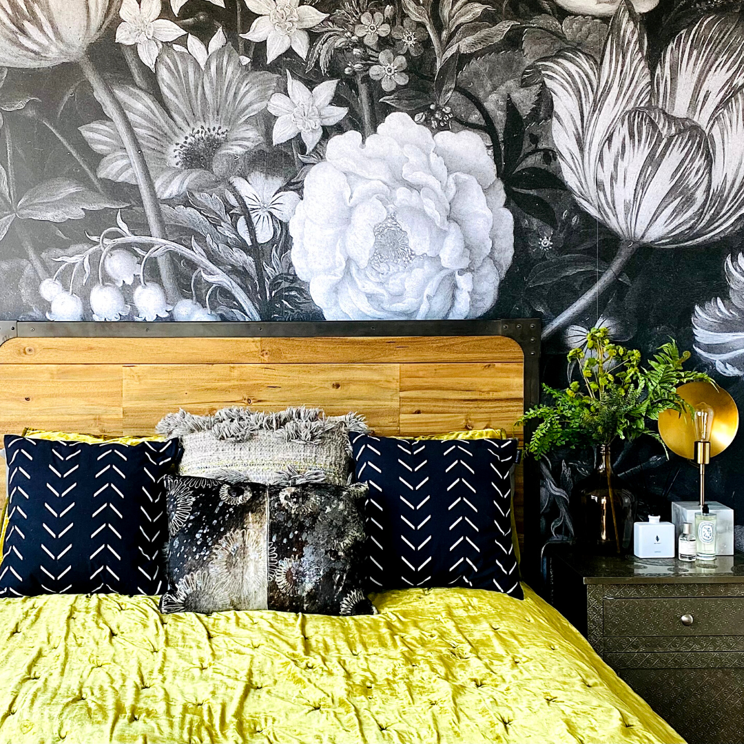 Peel and Stick Wallpaper Bedroom Makeover: Tips + Tricks + Maximalist Decor Inspo