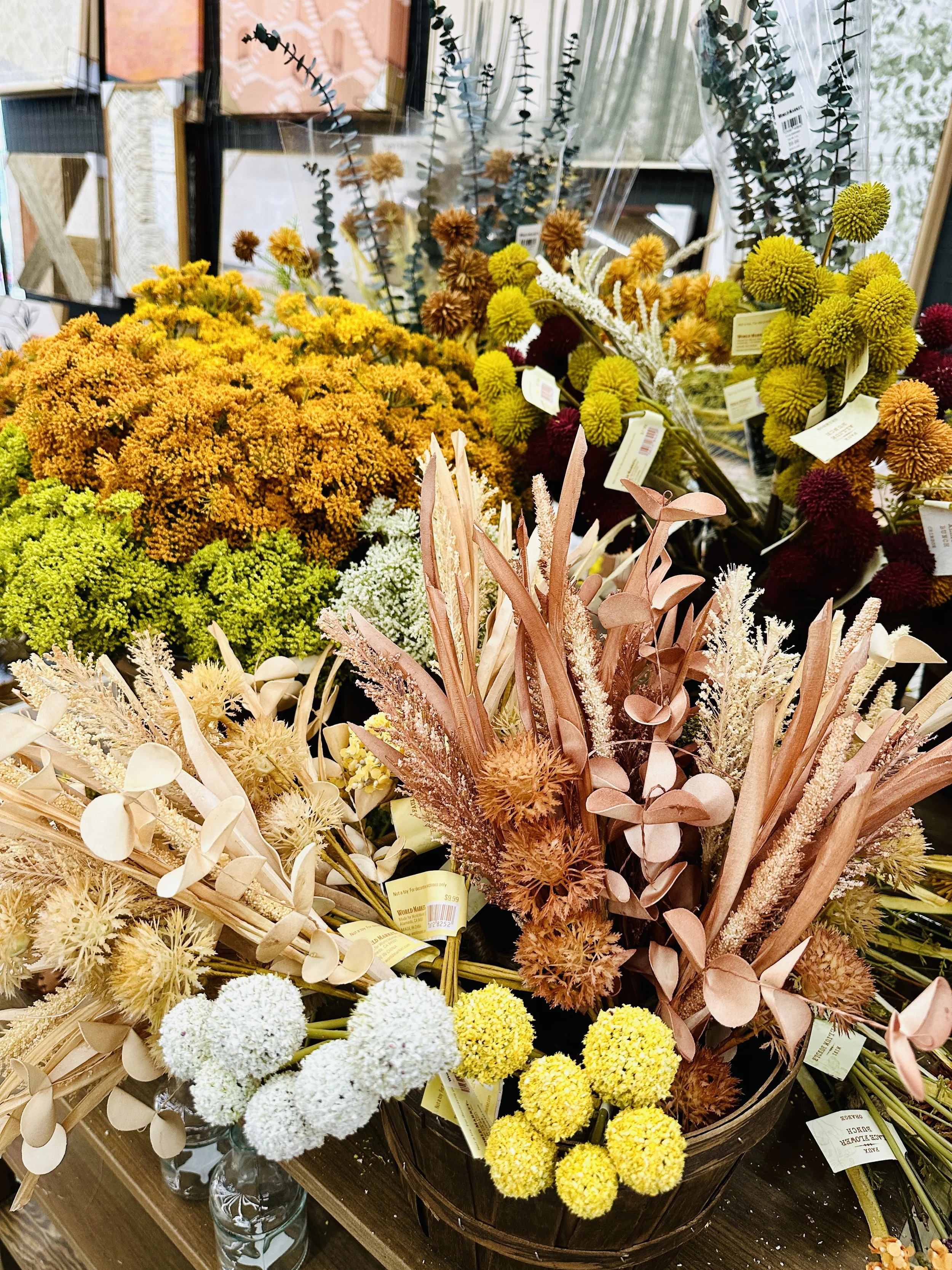 Faux Flowers: Shopping for Flowers That Will NEVER DIE At World Market + Target