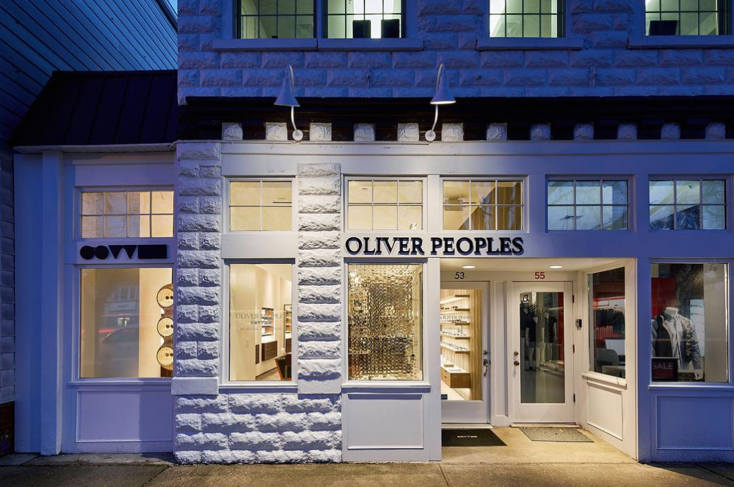Oliver Peoples East Hampton Store, New York, USA I helped design the initial store layout/furniture along with exterior signages.